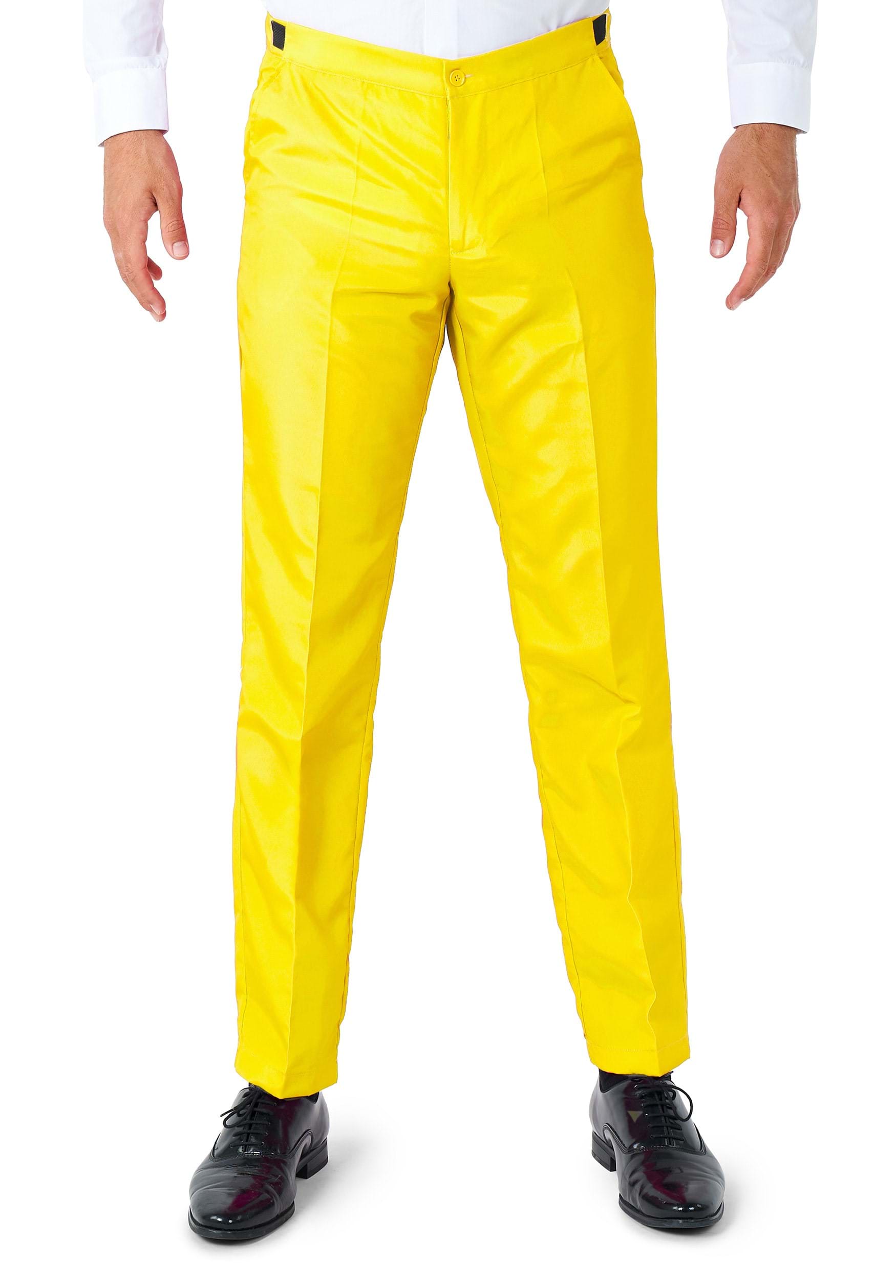 Men's Yellow Suit Wedding 2 Piece Suit One Button Suit Sainly– SAINLY