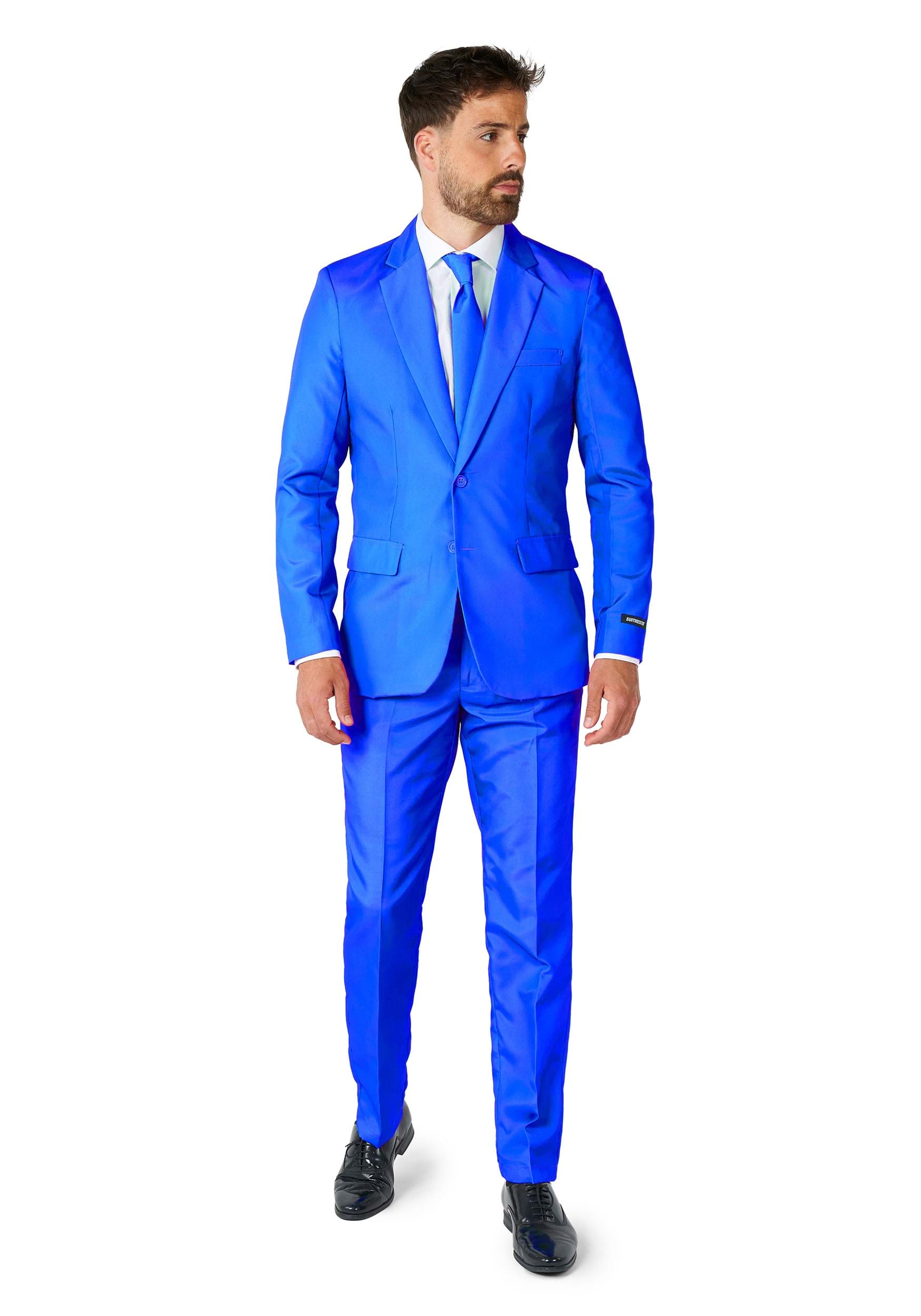 Suitmeister Solid Blue for Men