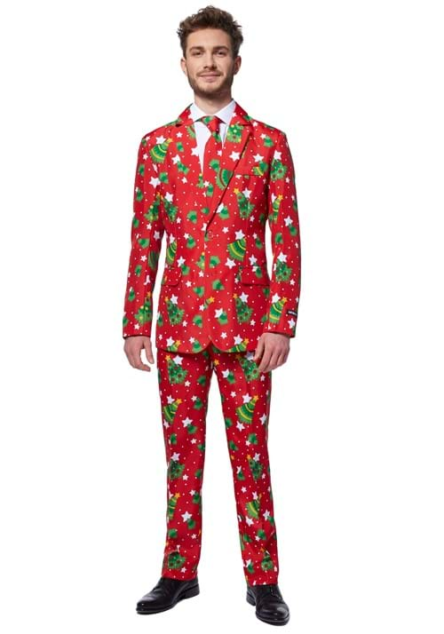 Red Suitmeister Christmas Tree Stars Alt 1