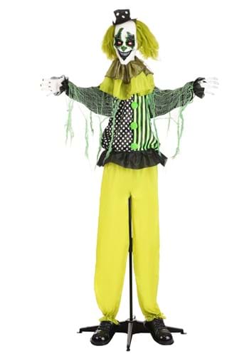 UPC 889851202371 product image for 5.5ft Animated Green Clown | upcitemdb.com