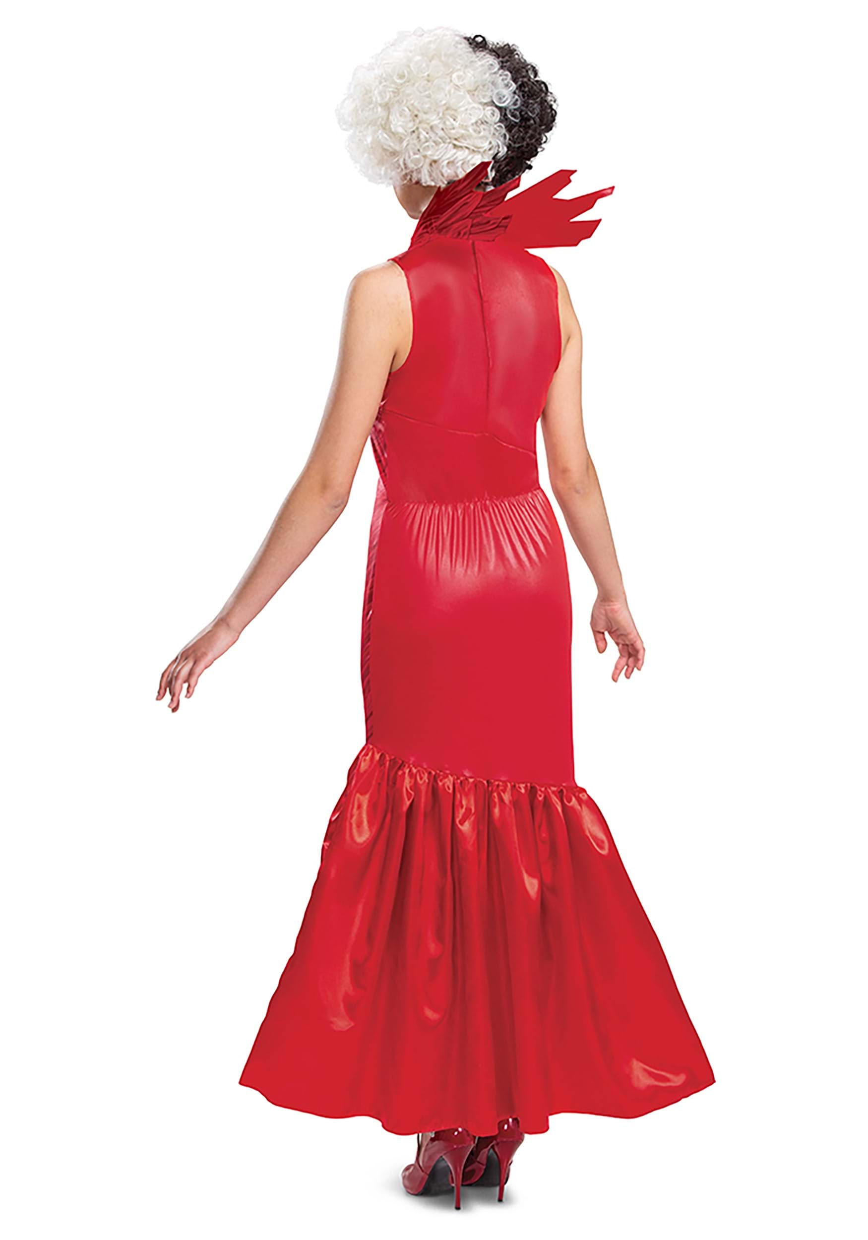 Adult Cruella Red Dress Classic Costume , Women's Costumes