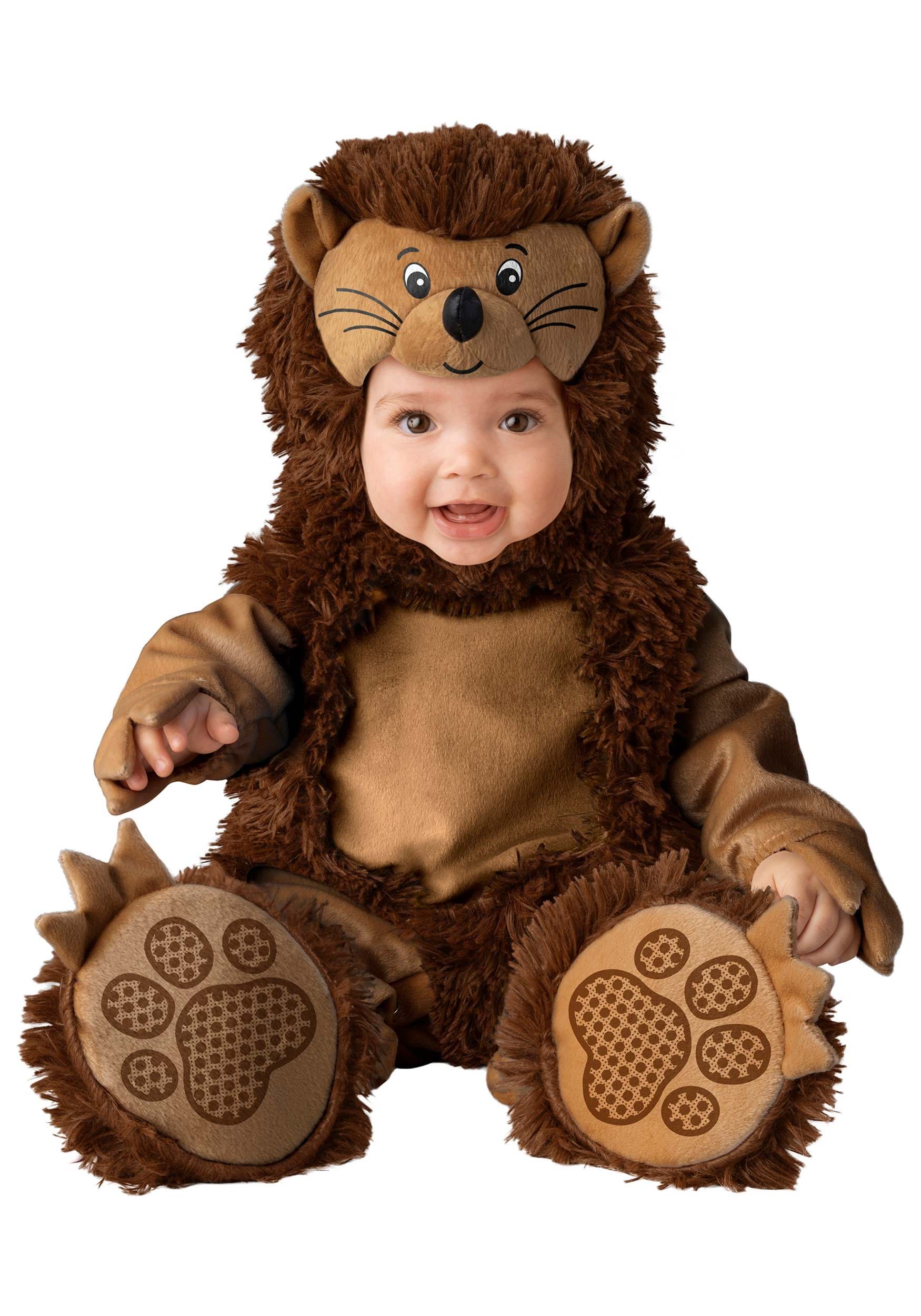 Photos - Fancy Dress Fun World Infant's Lil' Hedgehog Costume Brown/Beige INCK6104
