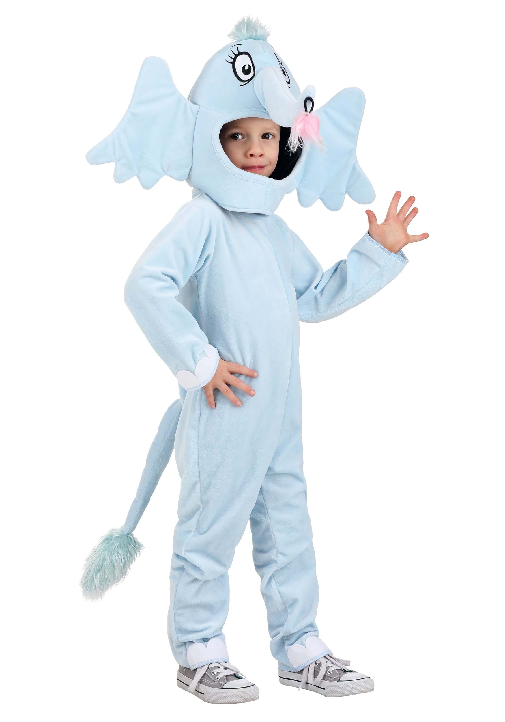 Photos - Fancy Dress Toddler FUN Costumes Dr. Seuss Horton  Costume Black/Pink/Blue EL40 