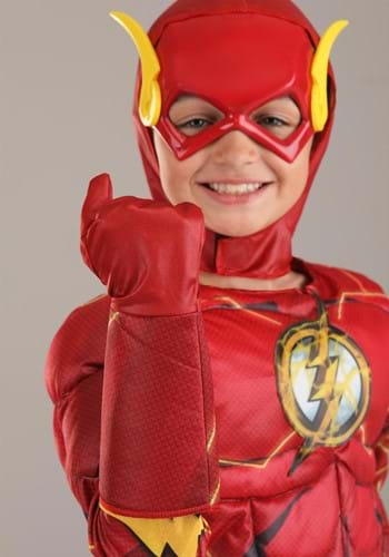 Brand New Justice League Deluxe Muscle Chest The Flash Toddler/Child Costume 