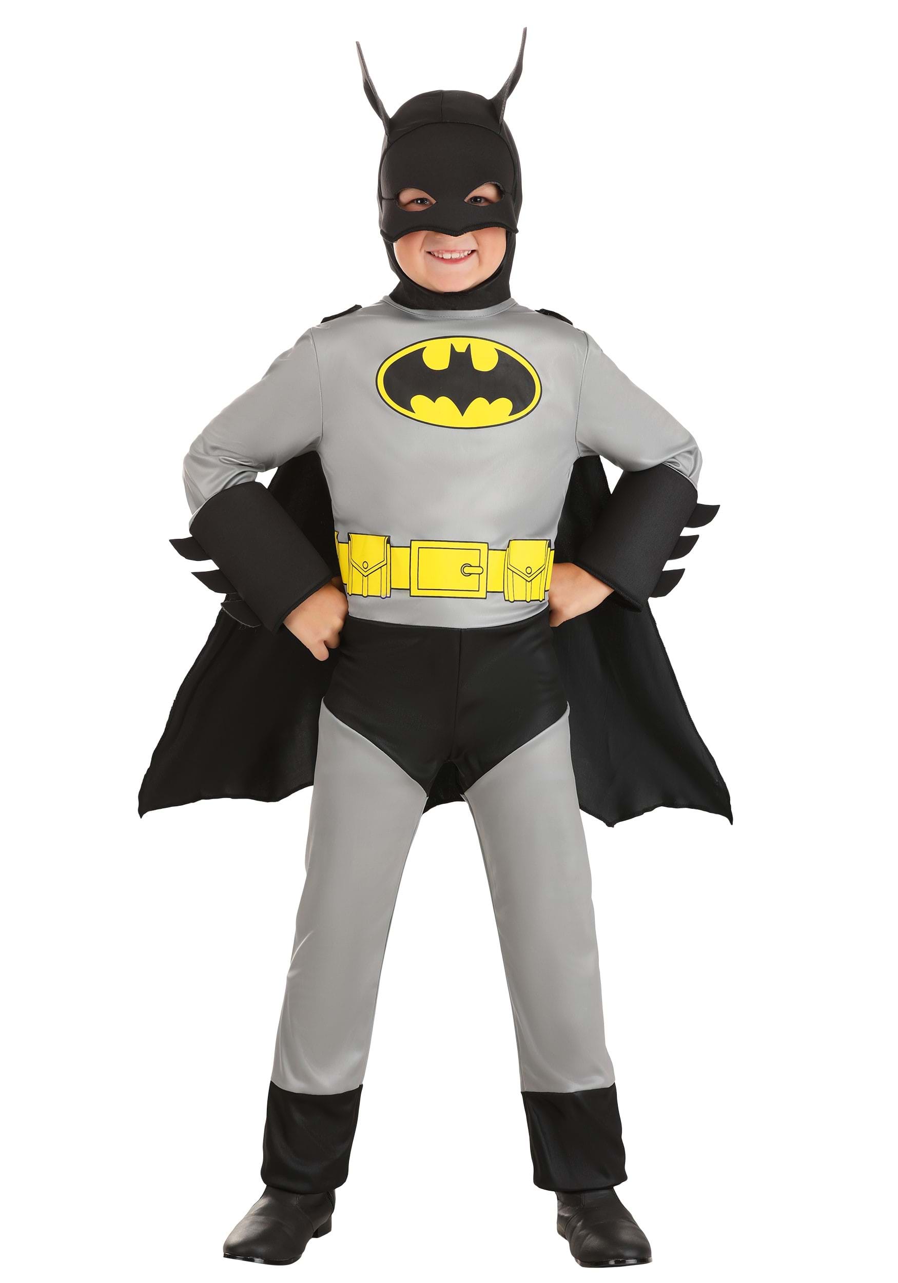 Photos - Fancy Dress Classic Jerry Leigh  Batman Costume for Kids Black/Gray/Yellow JLJL 