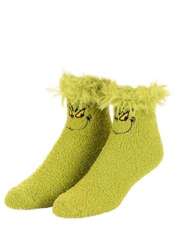 Grinch Fuzzy Socks