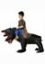 Evil 3 Headed Dog Ride On Inflatable Kids Costume alt 1