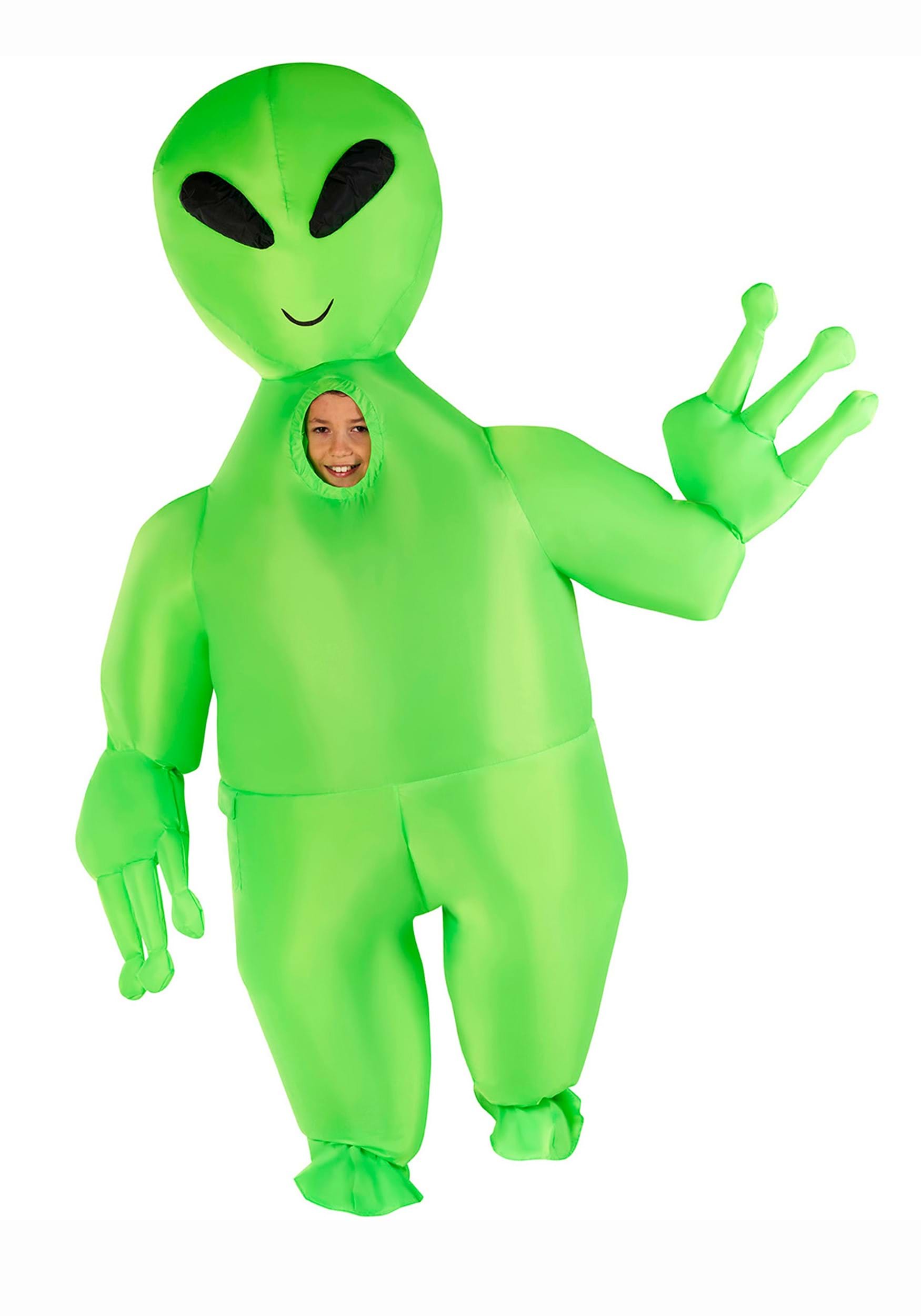 Inflatable Giant Alien Kids Costume