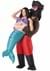 Adult Pick Me Up Pirate Mermaid Inflatable Costume Alt 1