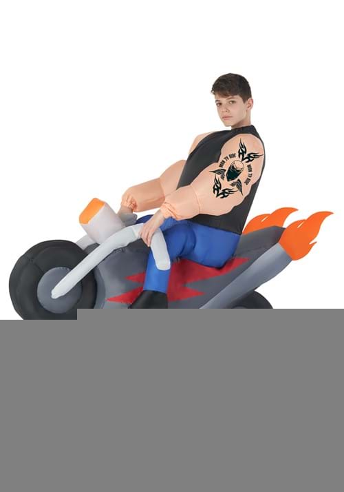 Kids Hells Biker Inflatable Costume