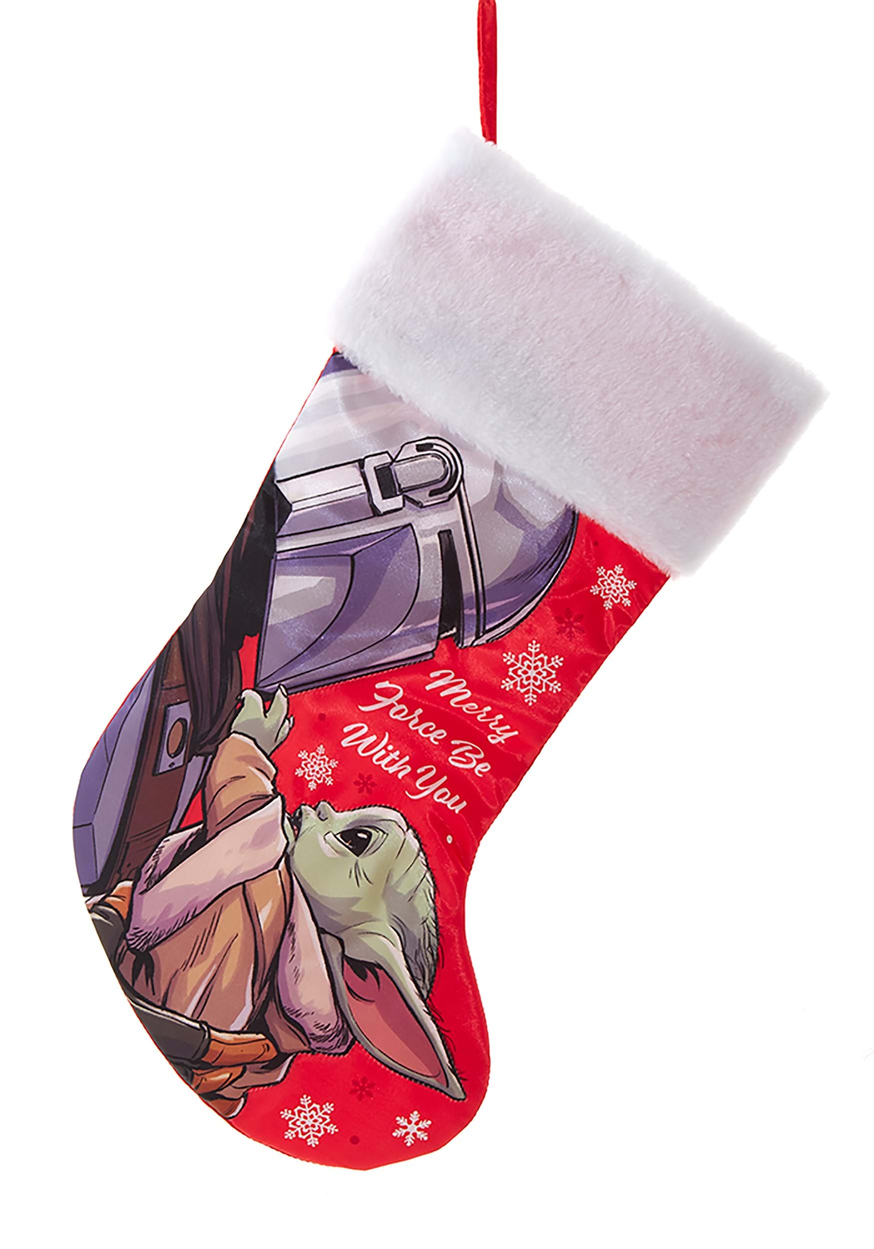 19" Star Wars Mando and the Child Christmas Stocking
