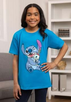 Girl's Lilo & Stitch Gift For Santa Graphic Tee