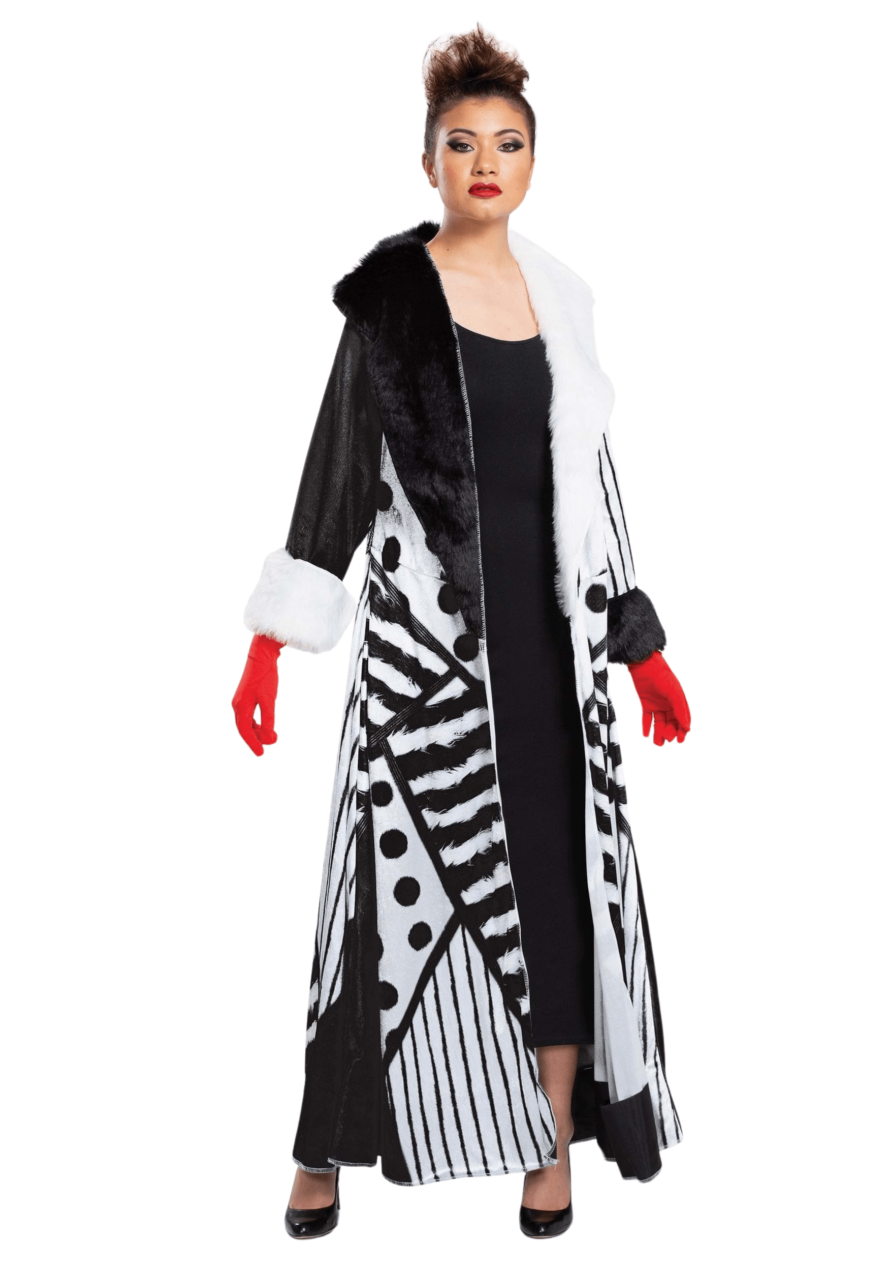 Photos - Fancy Dress Disguise Limited Women's Descendants Cruella Costume Black/Red/White DI121109