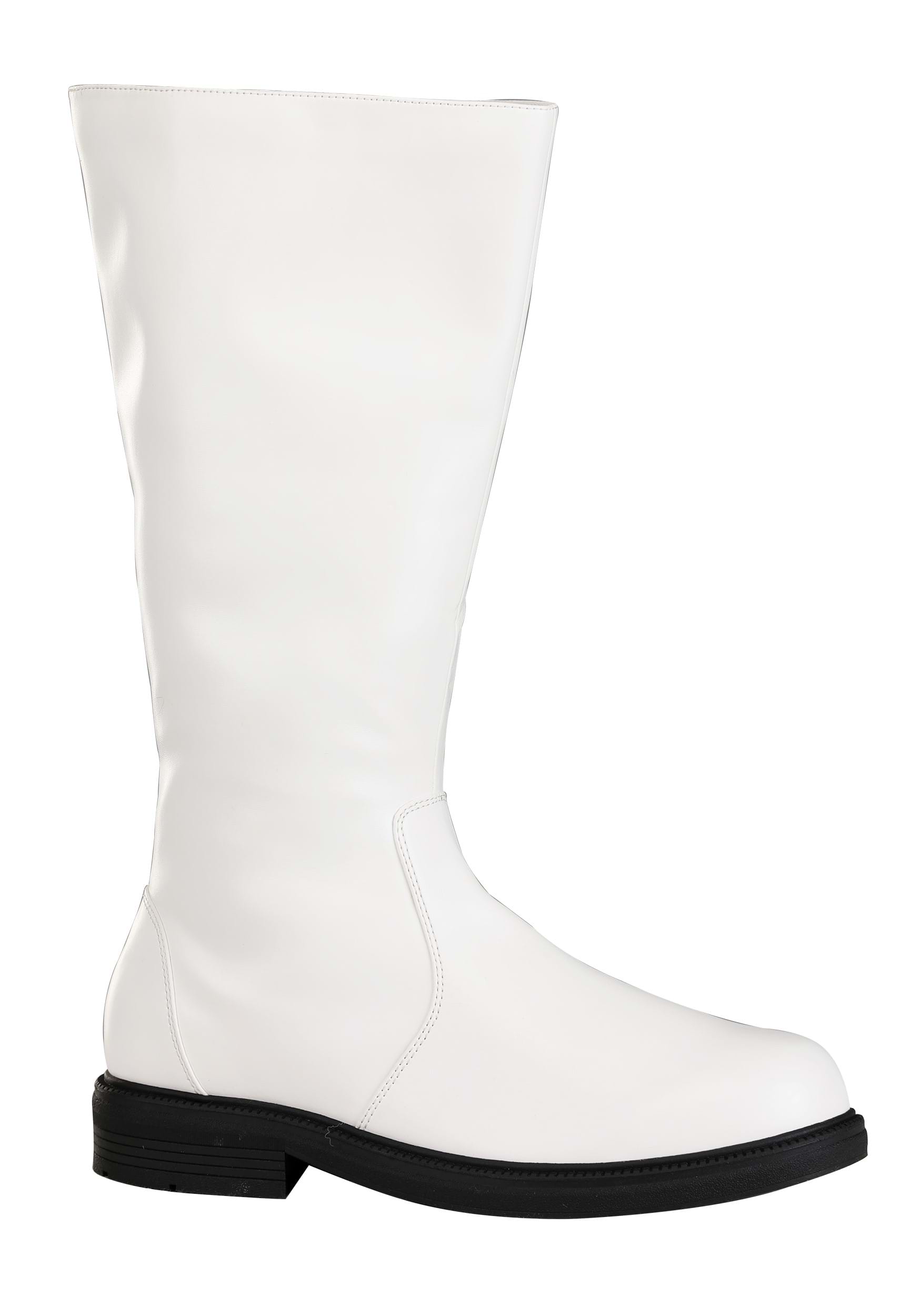 Tall White Adult Boots