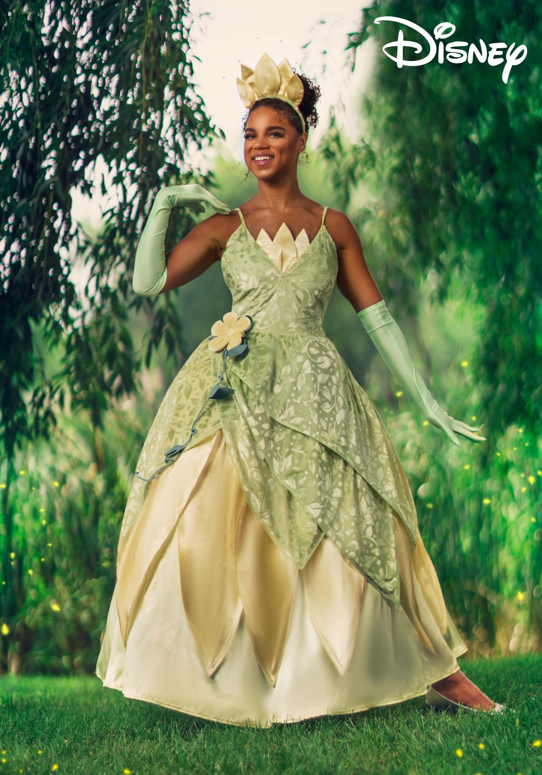 Disney Plus Size Princess And The Frog Tiana Deluxe Costume ...