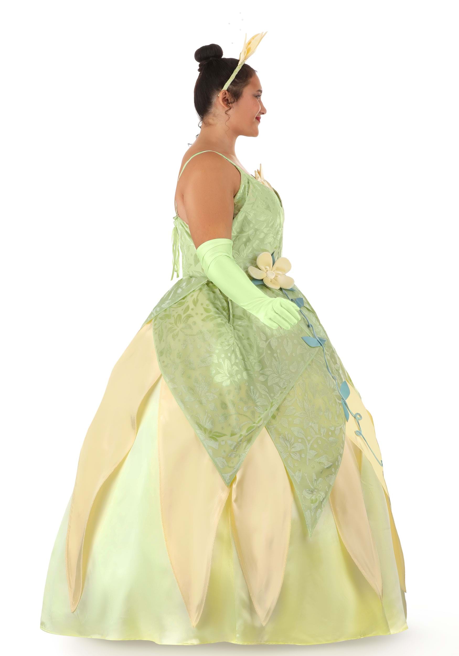 Plus Size Deluxe Disney Women's Princess and the Frog Tiana Costume