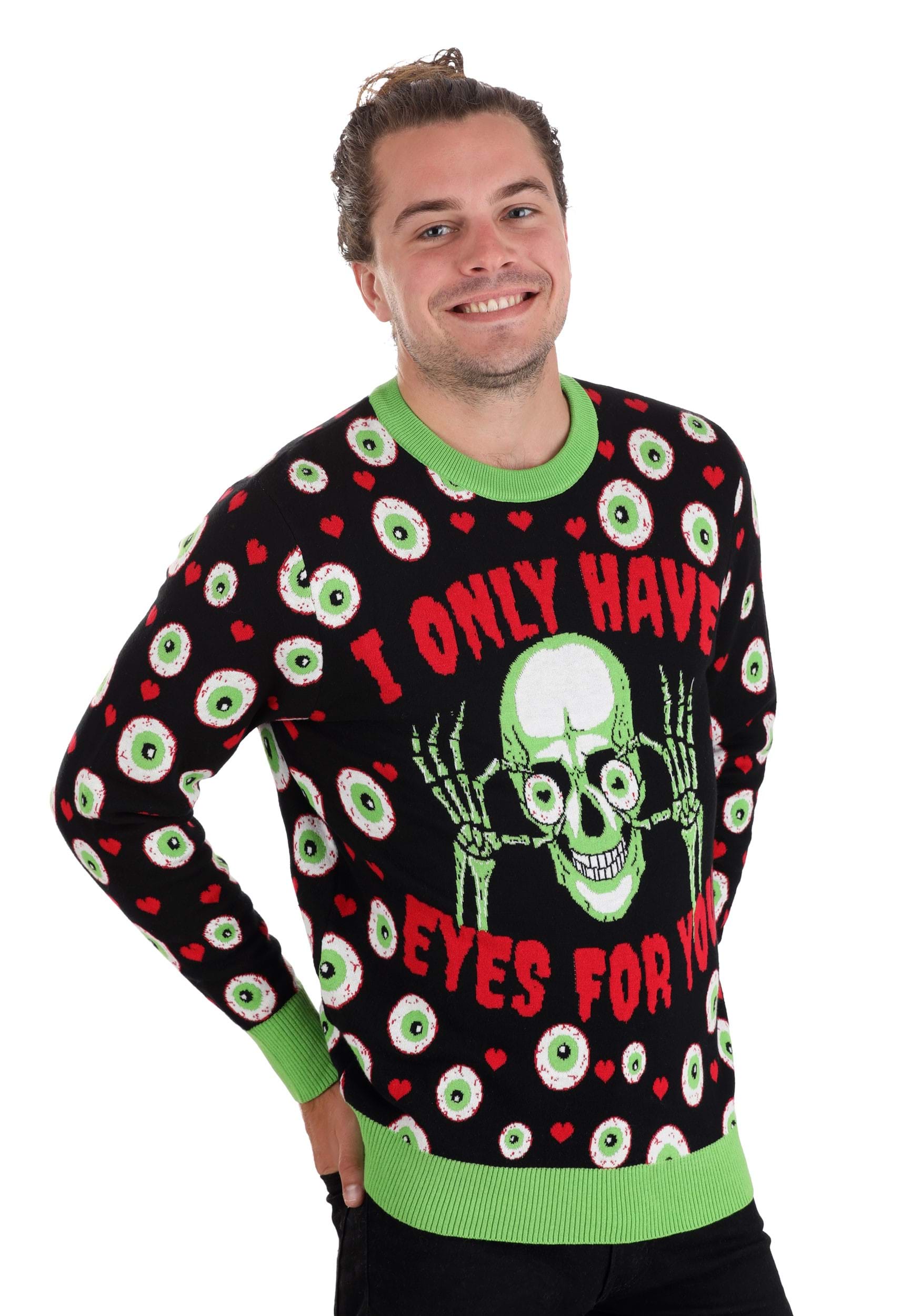 Adult Eyes for You Valentines Day Sweater