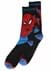 Mens Black Spiderman Face and Spider 2 Pack Socks A1