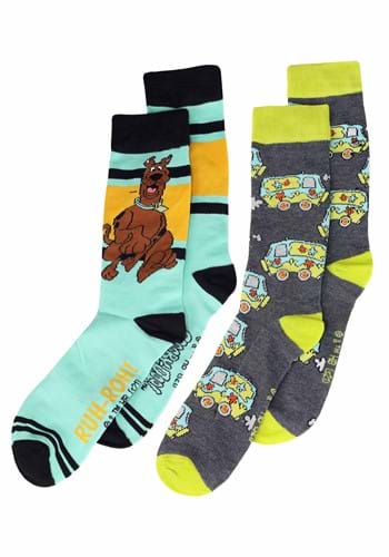 Scooby Doo 2 Pack Socks for Men