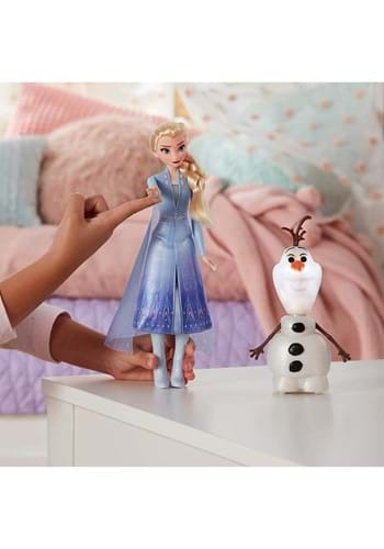 disney frozen 2 talk and glow remote control olaf with elsa doll