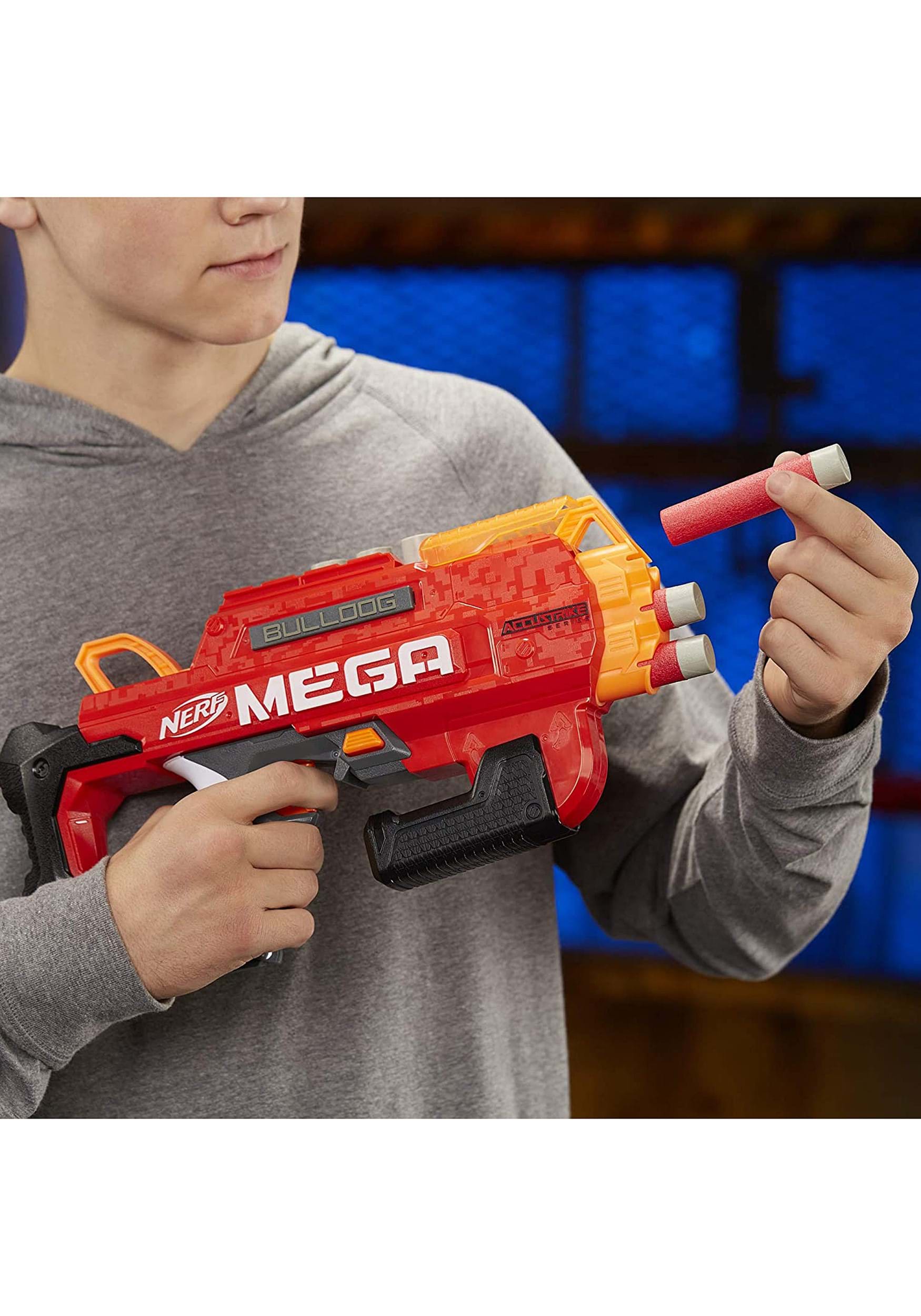 Hasbro Nerf MEGA Bulldog E3057EU4 Gewehr Spielzeugblaster Blaster Spielpistole 