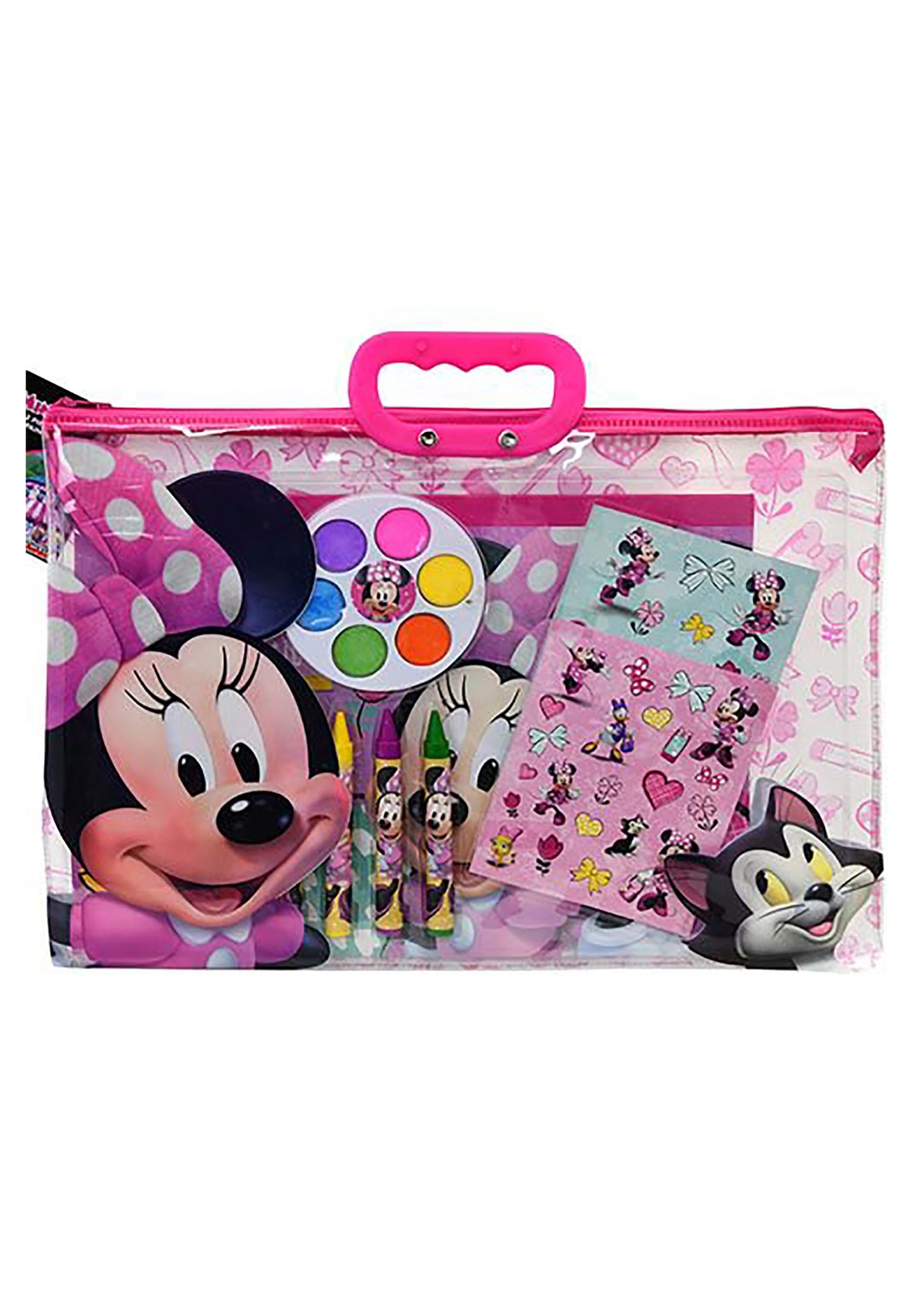 12pc Stationery in Zipper Tote Set  - Minnie Mouse