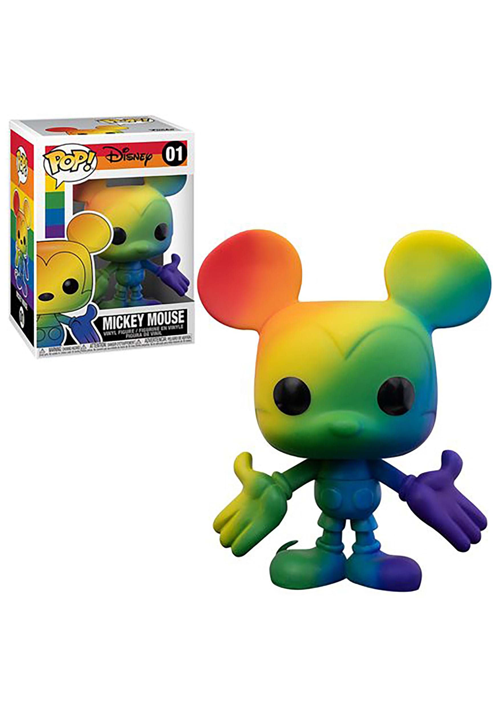 Funko POP! Disney: Pride- Mickey Mouse (RNBW) Figure