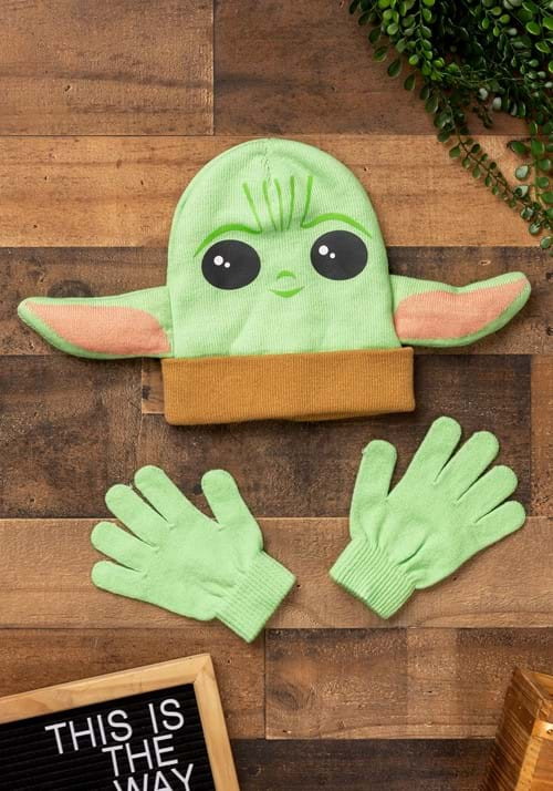 Star Wars Kids Grogu Hat and Glove Set