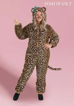 Womens Plus Size Posh Peanut Lana Leopard Costume