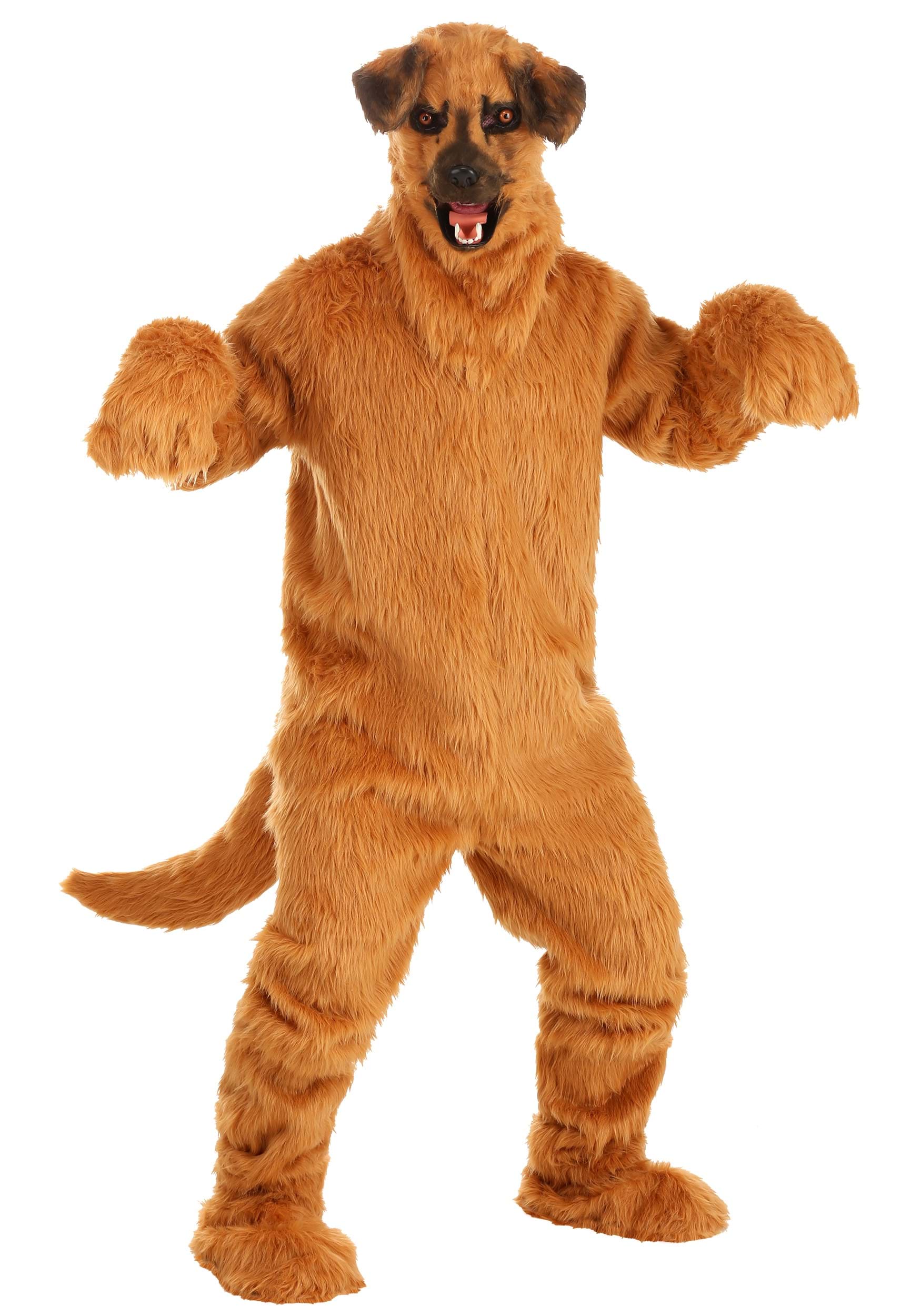 Adult Deluxe Brown Dog Costume