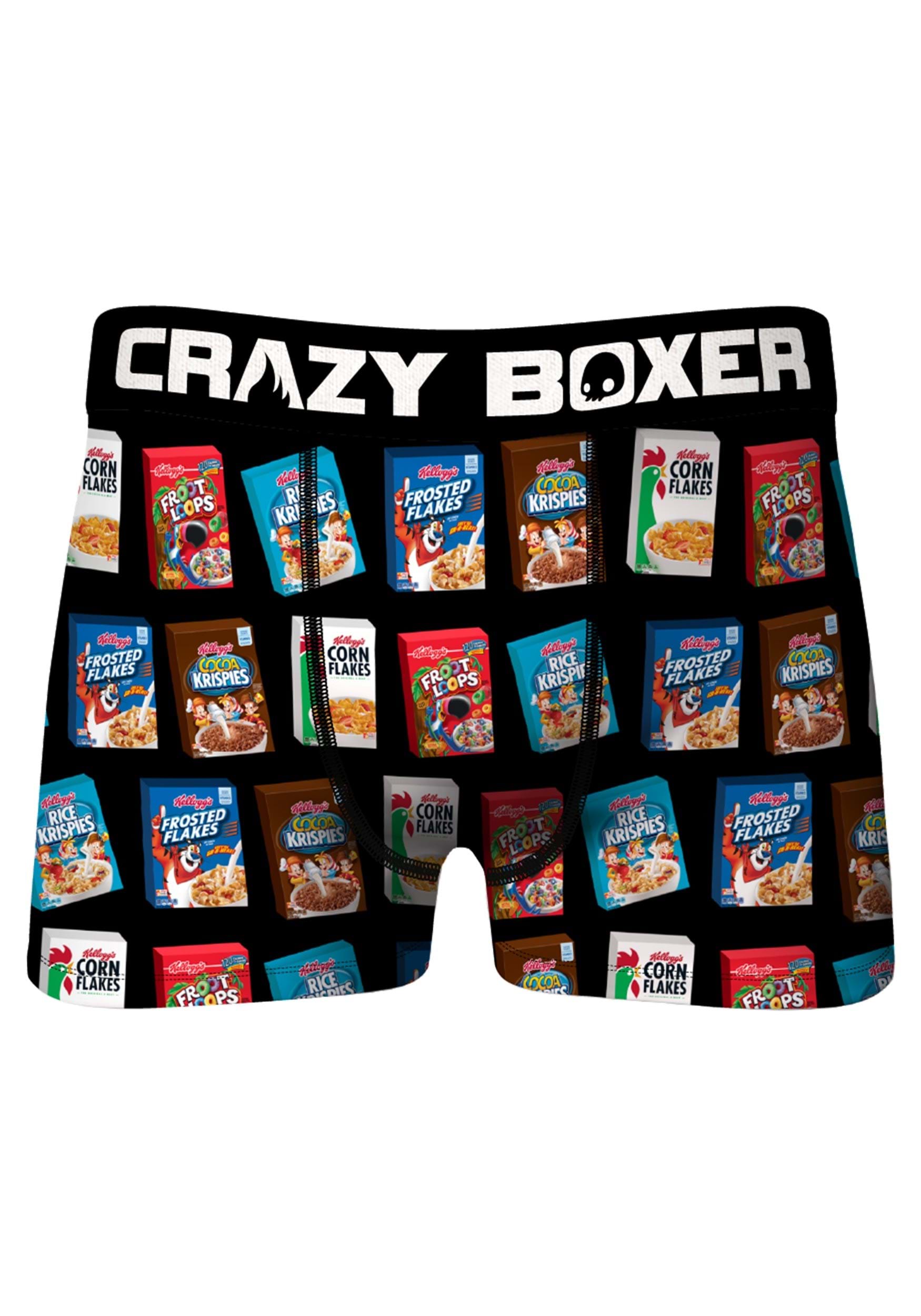 Crazy Boxers Kelloggs Cereal Boxes Mens Boxer Briefs