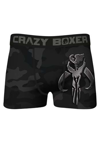 Crazy Boxers Mens Mandalorian Bounty Hunter Boxer Briefs