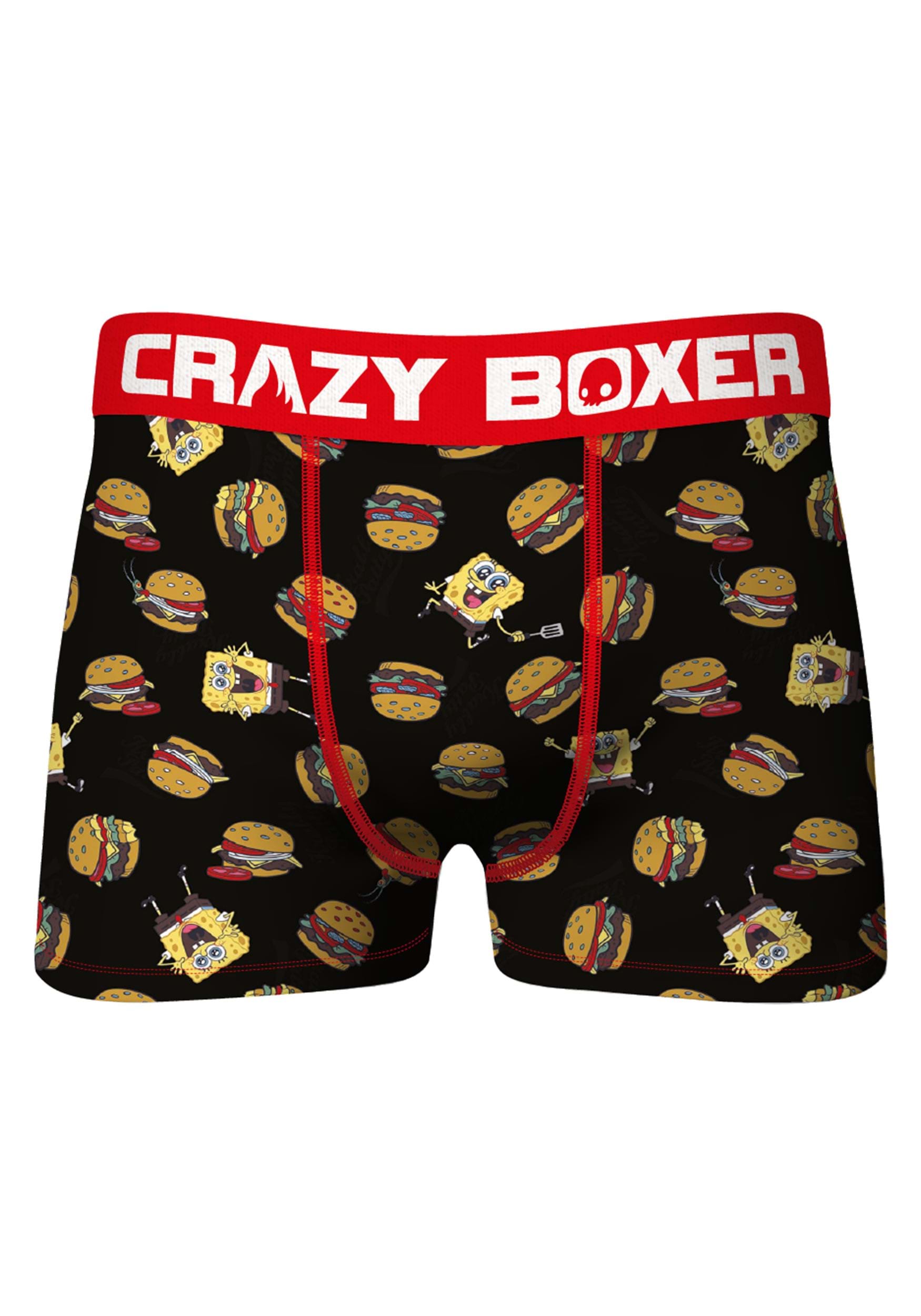Crazy Boxers Spongebob Food Mens Boxer Briefs