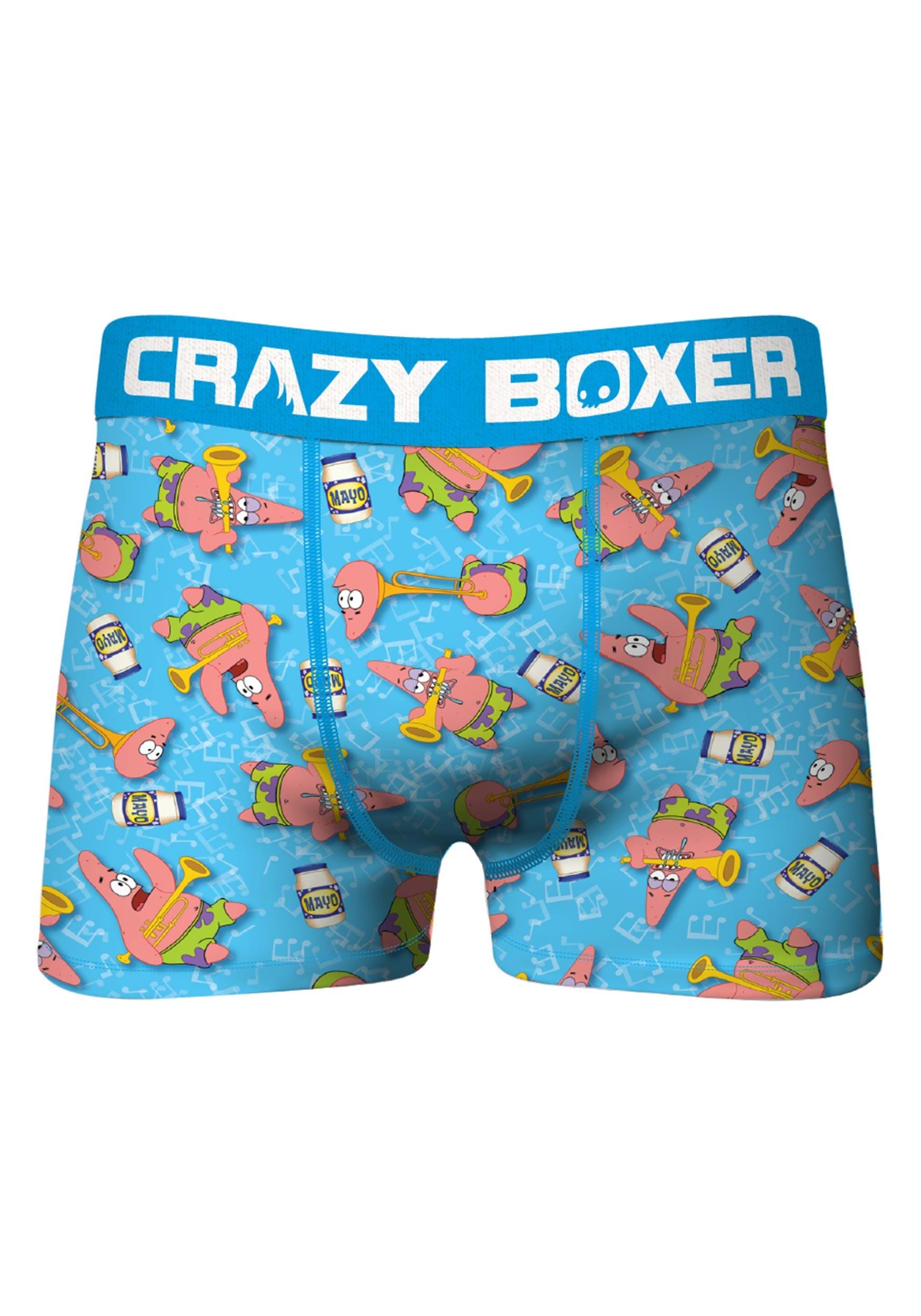 Crazy Boxers Mens Spongebob Mayo Boxer Briefs