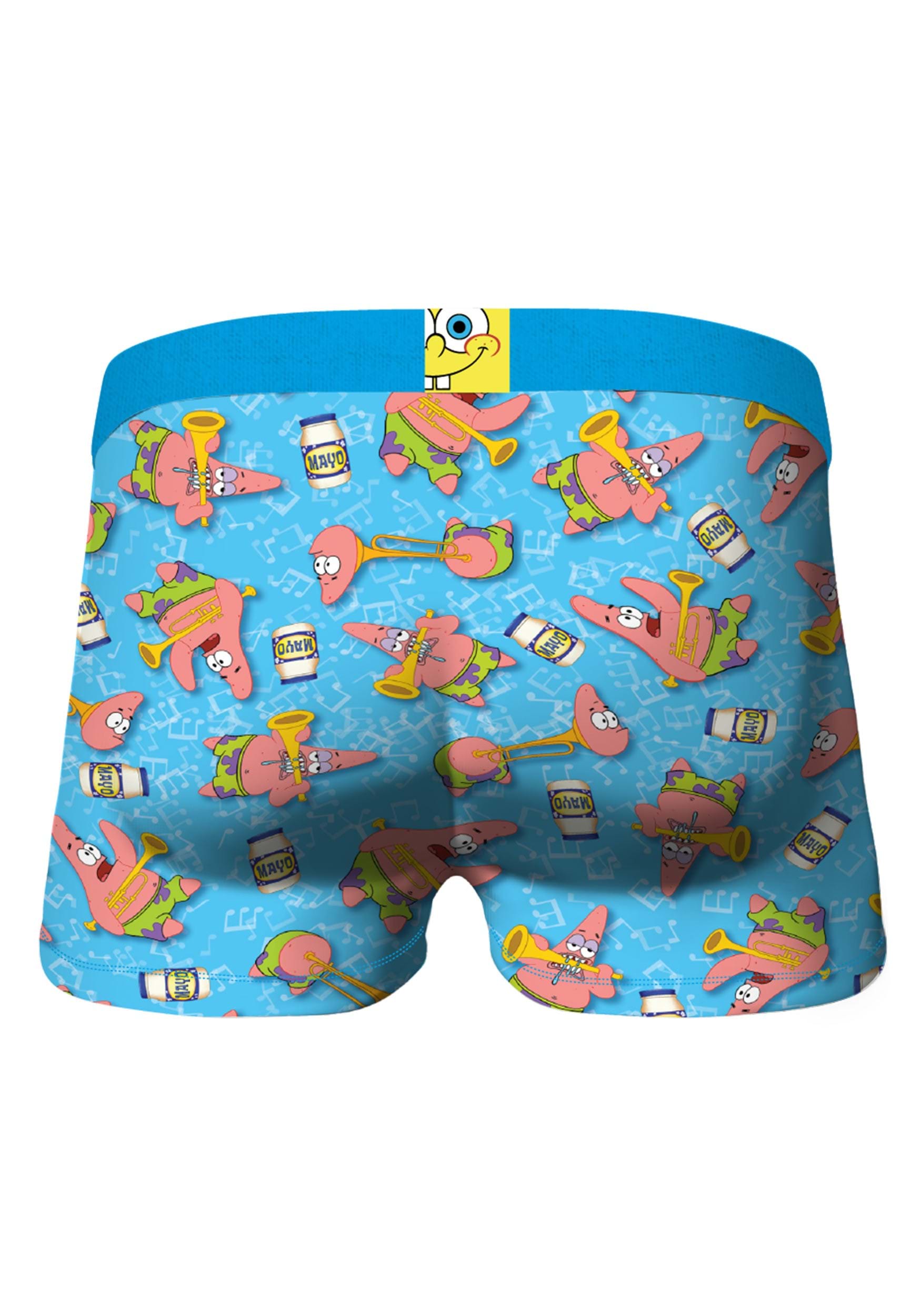 Spongebob Squarepants Boxer Briefs 3-Pack Underwear For Boys Size 10 ...
