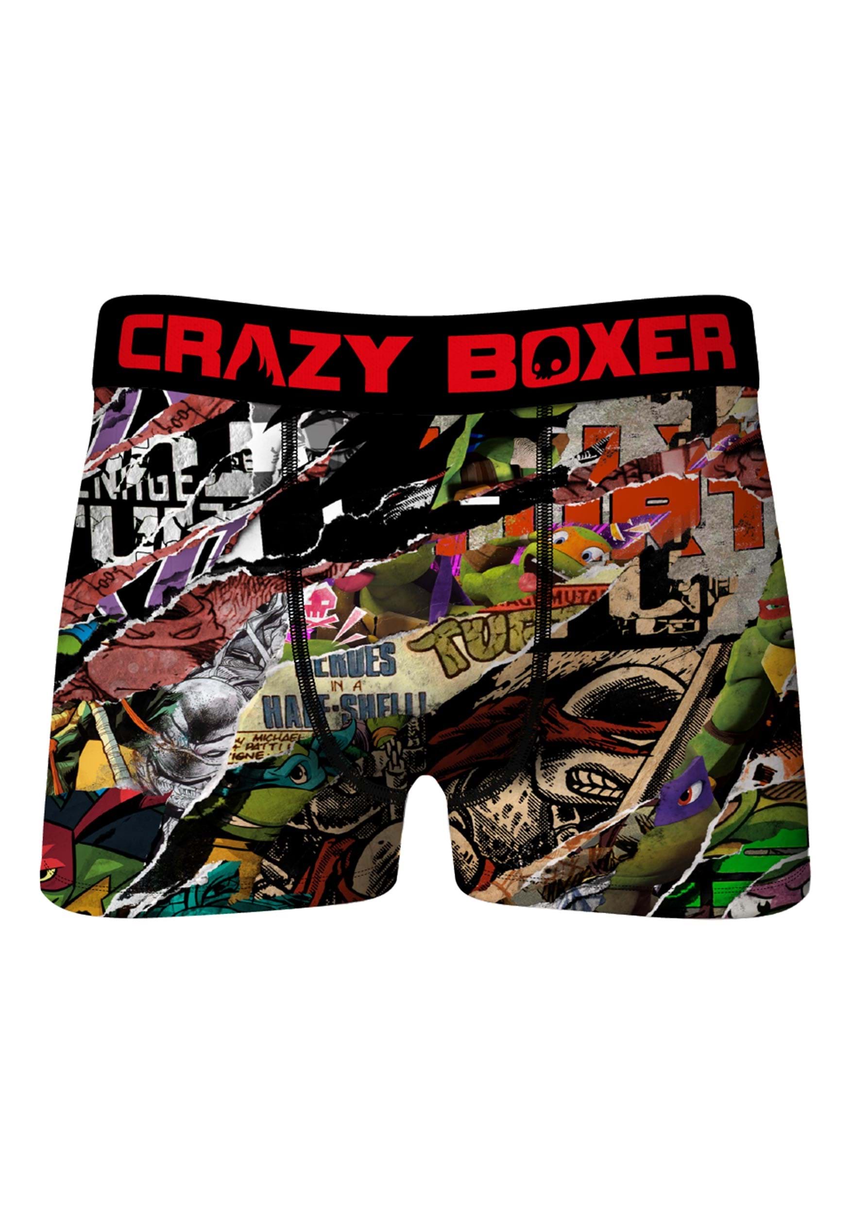 Crazy Boxers Ninja Turtles Medley Boxer Briefs for Men