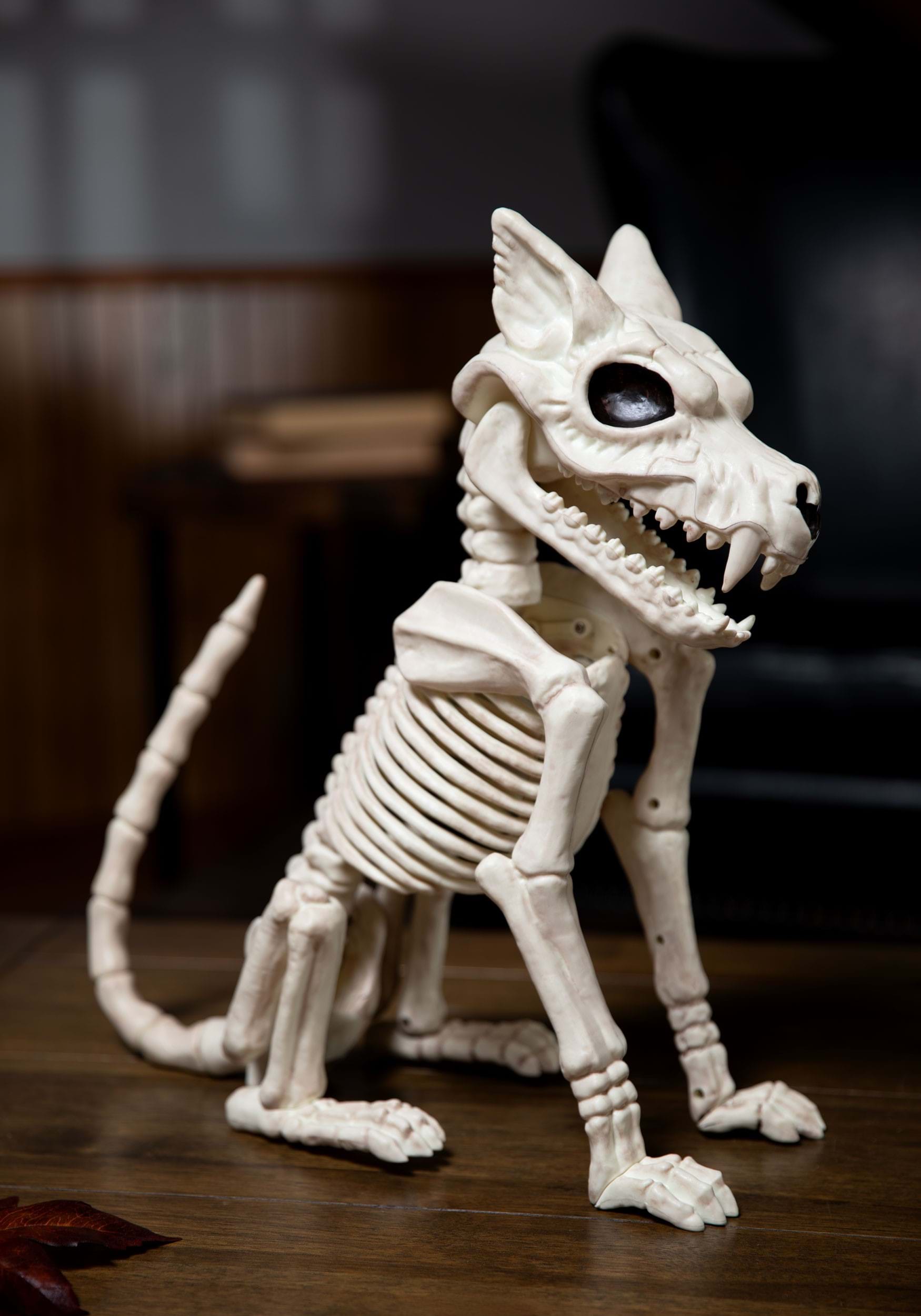 17.5-Inch Wolf Skeleton Decoration