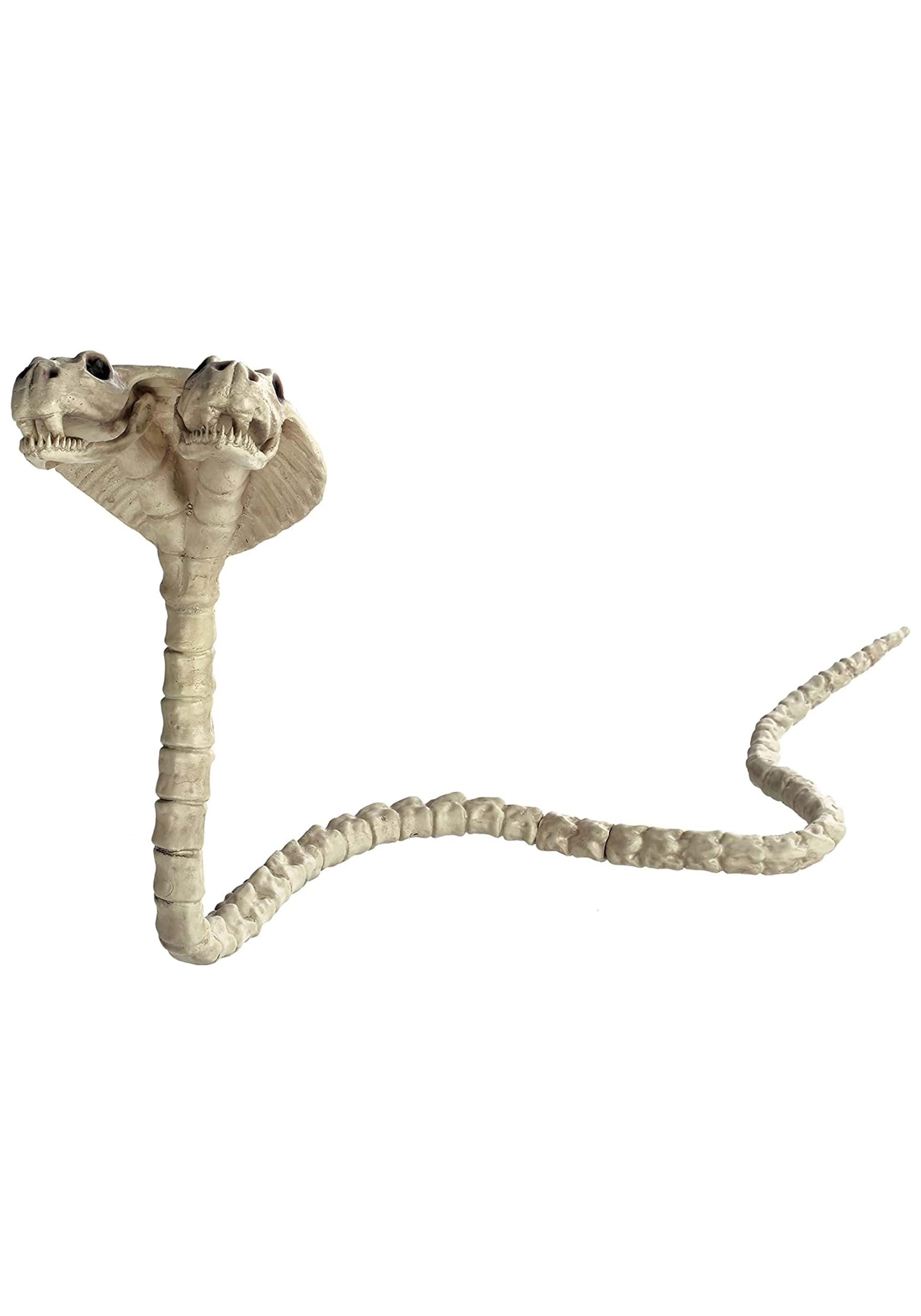 41-Inch Double Headed Cobra Skeleton Decoration