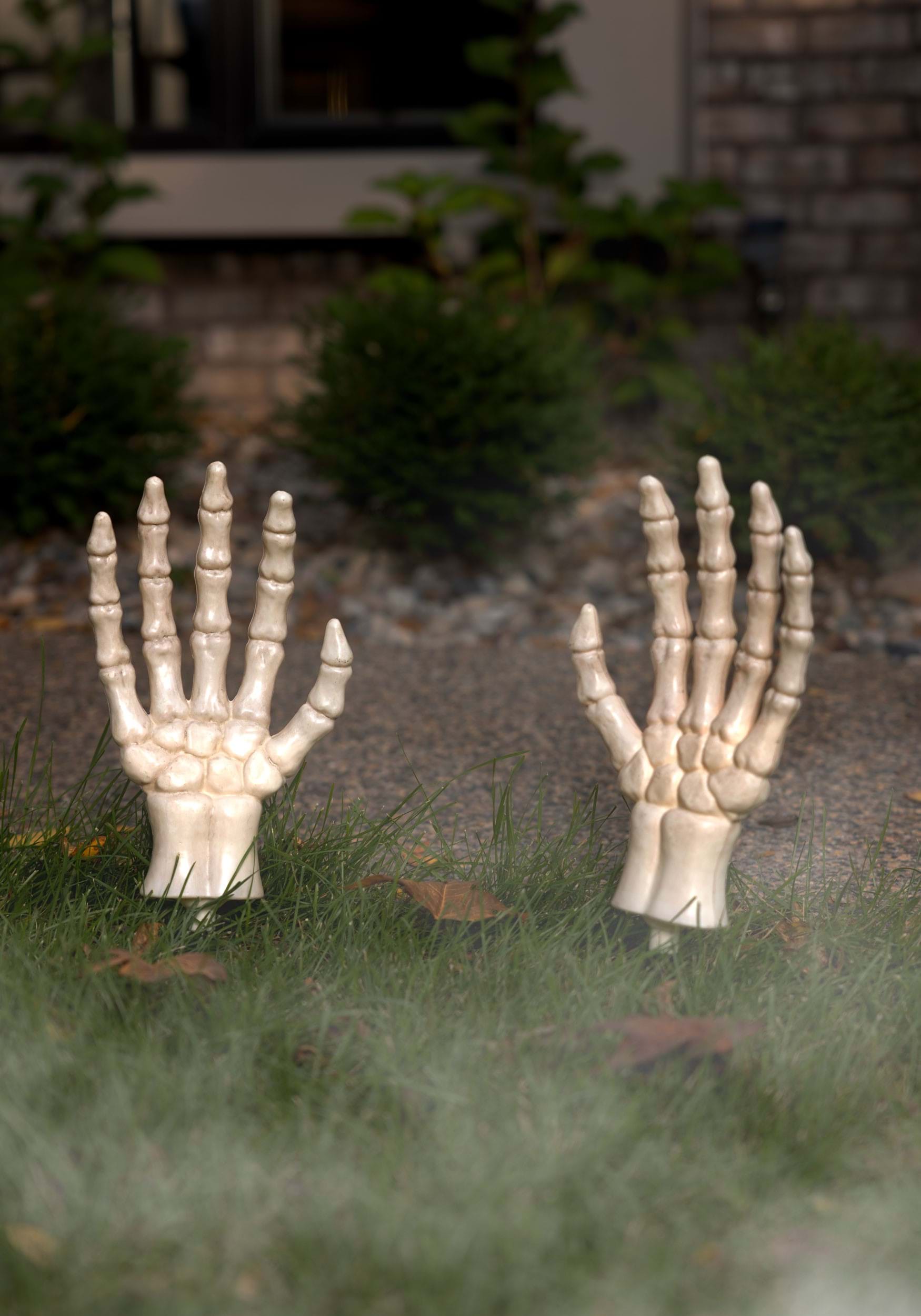 Big Hand Stakes 17 Inch | Graveyard Halloween Decorations