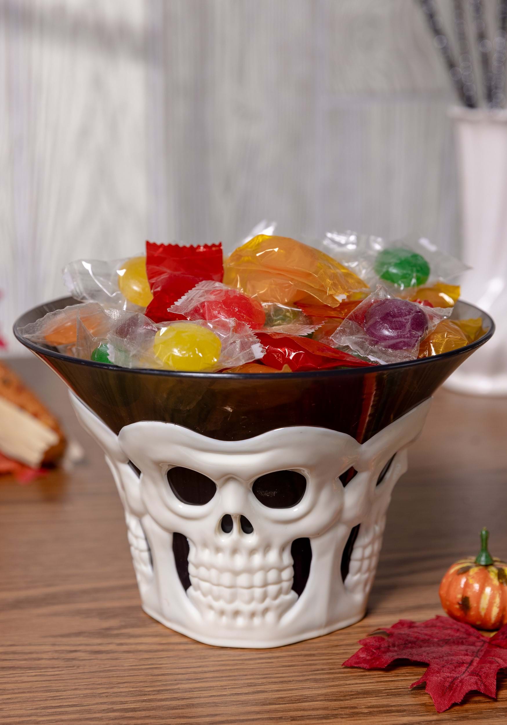 4.5" Skull Candy Bowl Decor