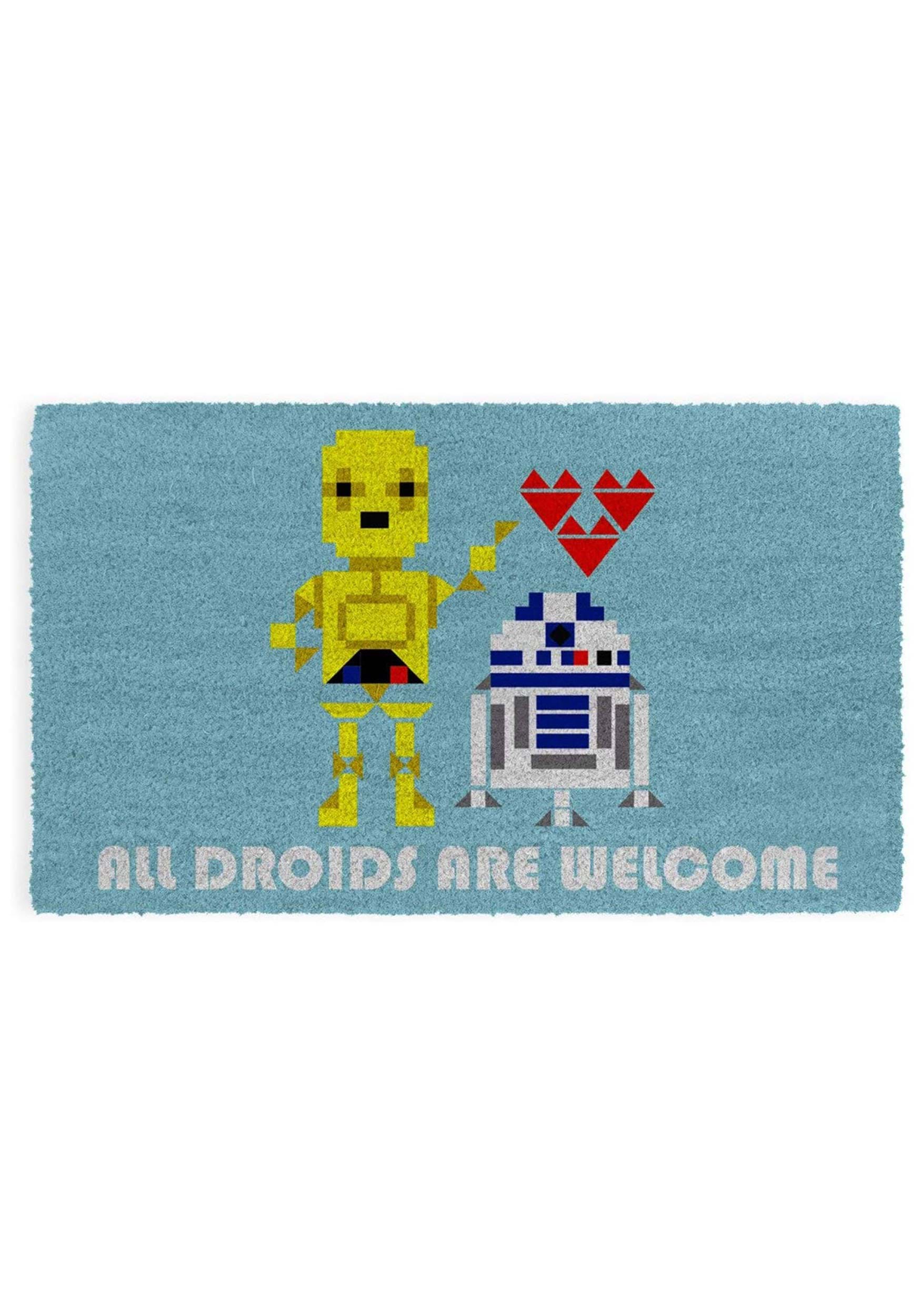 All Droids Are Welcome Star Wars Doormat