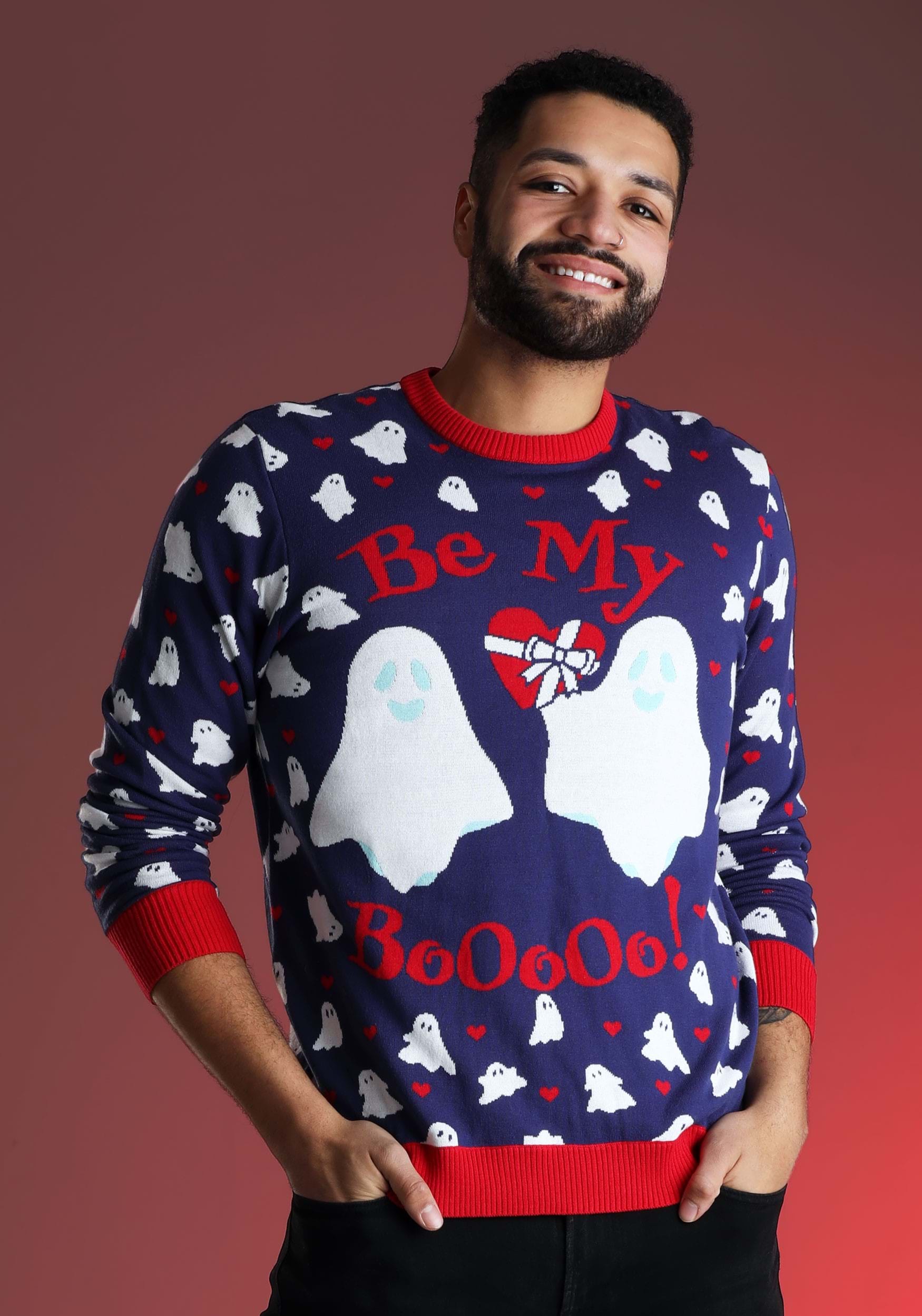 Adult Be My Boo Valentine's Day Sweater