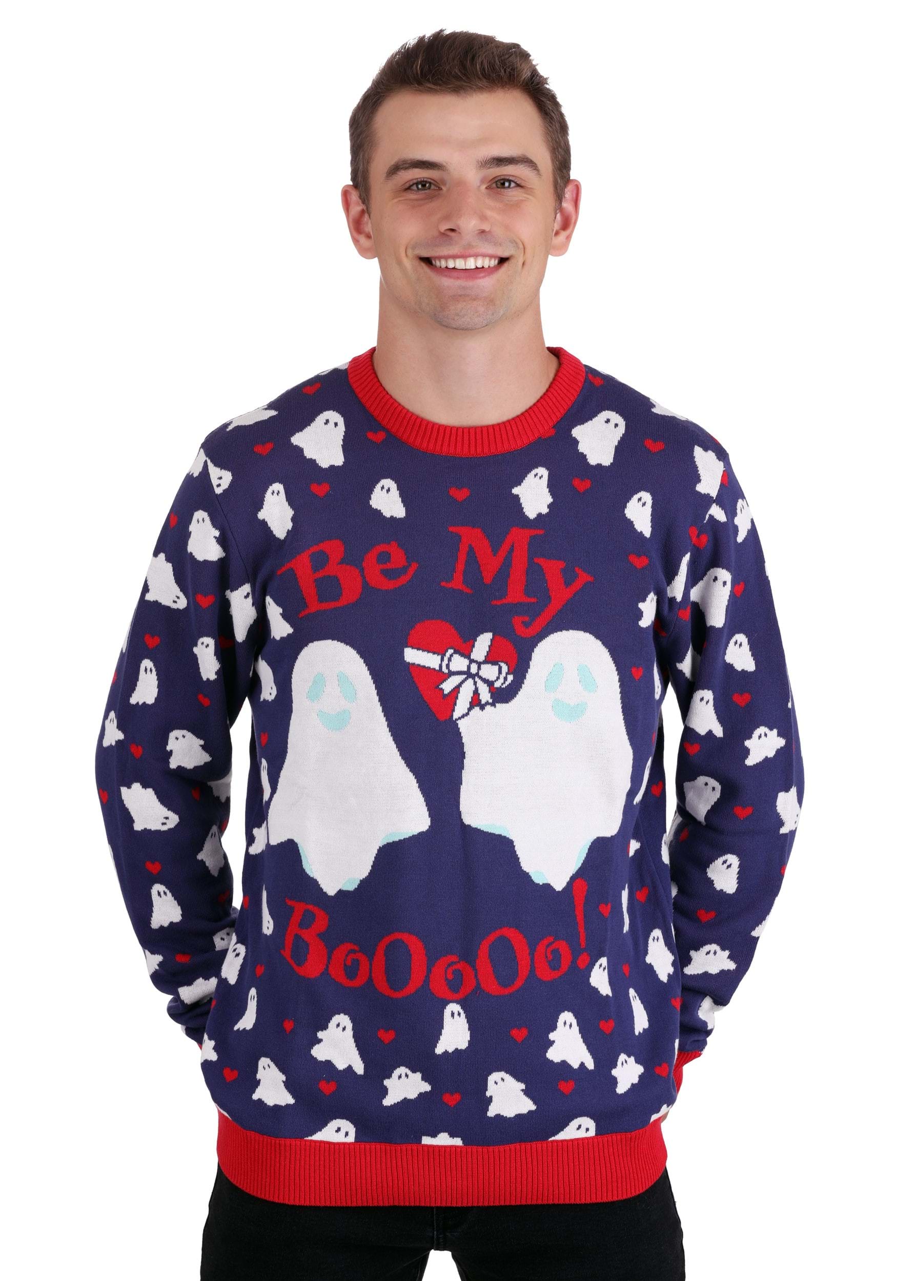 Adult Be My Boo Valentines Day Sweater