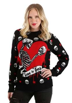 Love is Dead Valentine's Day Sweater Alt 8