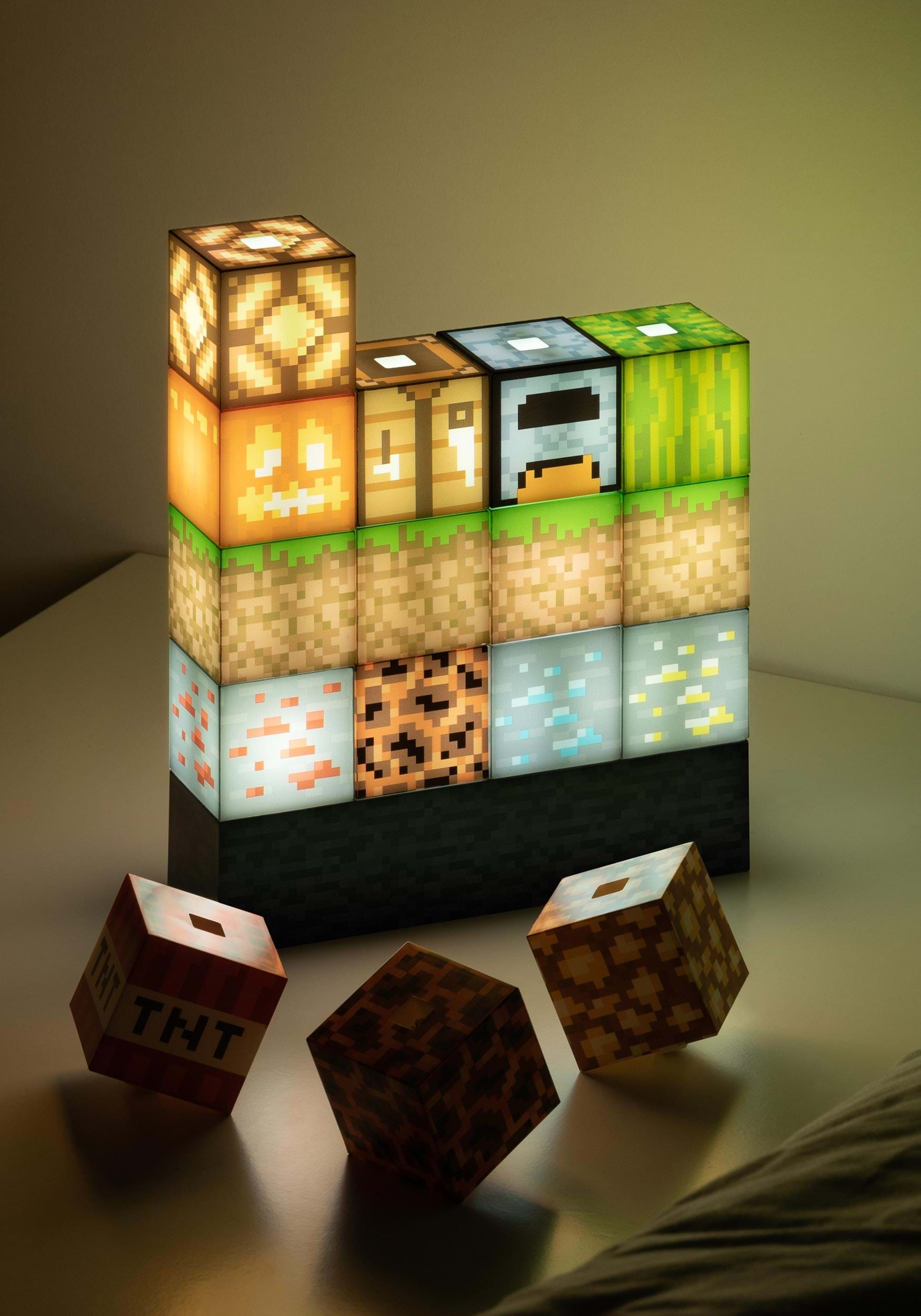 Your Kids Can Build Their Own Minecraft Block Lamp To Keep The