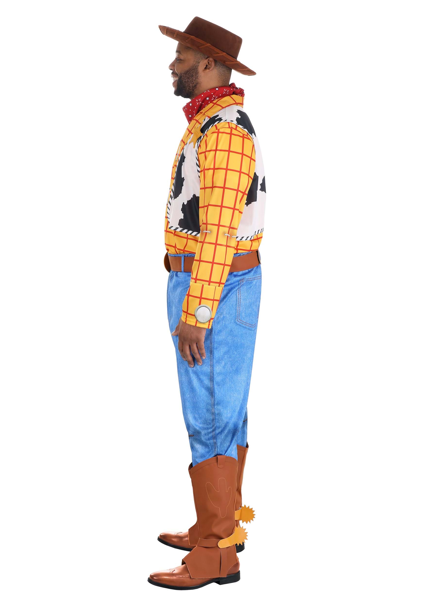 Men's Plus Size Disney Deluxe Woody Toy Story Costume