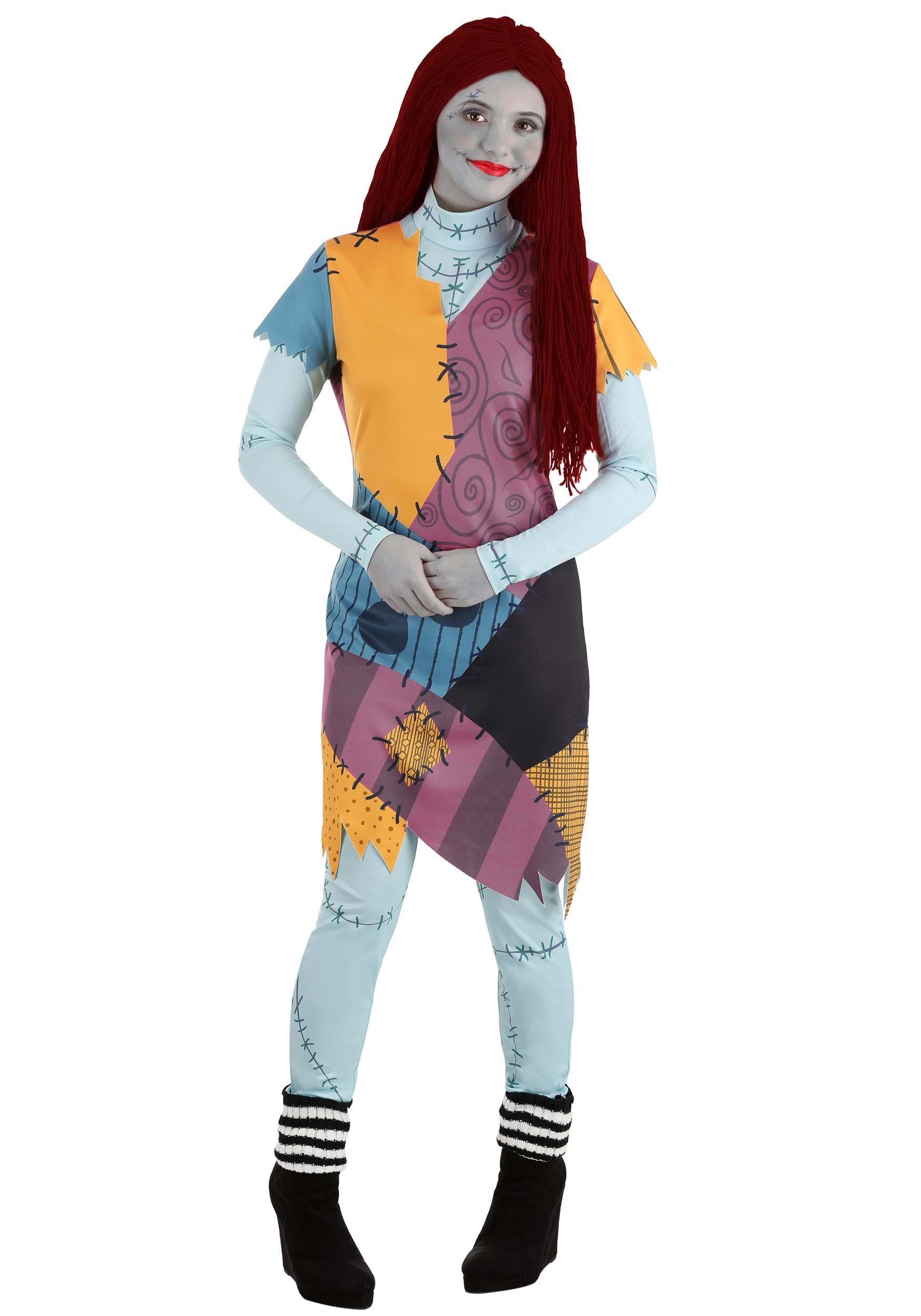 Adult Deluxe Nightmare Before Christmas Sally Costume