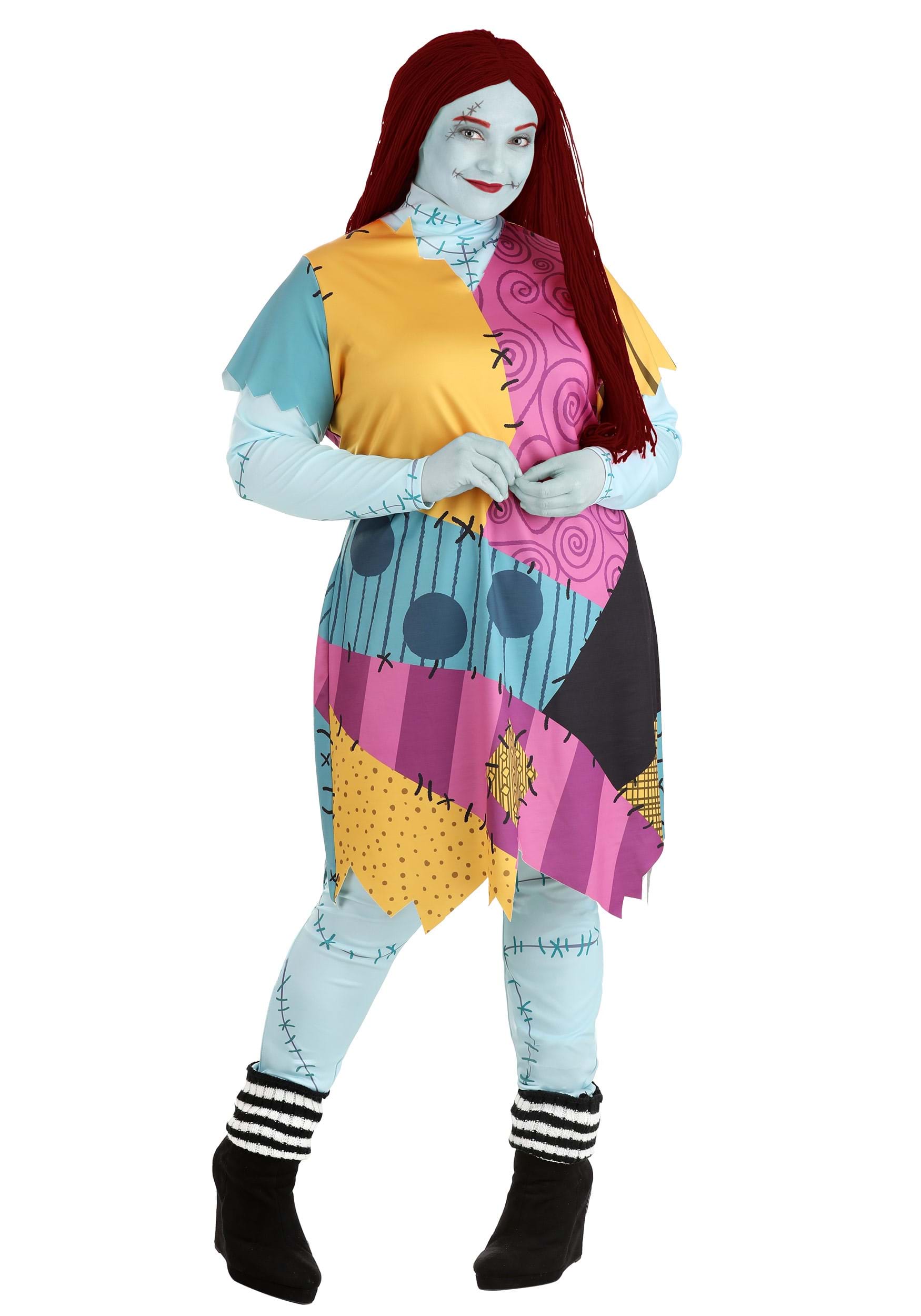 Plus Size Deluxe Nightmare Before Christmas Sally Costume