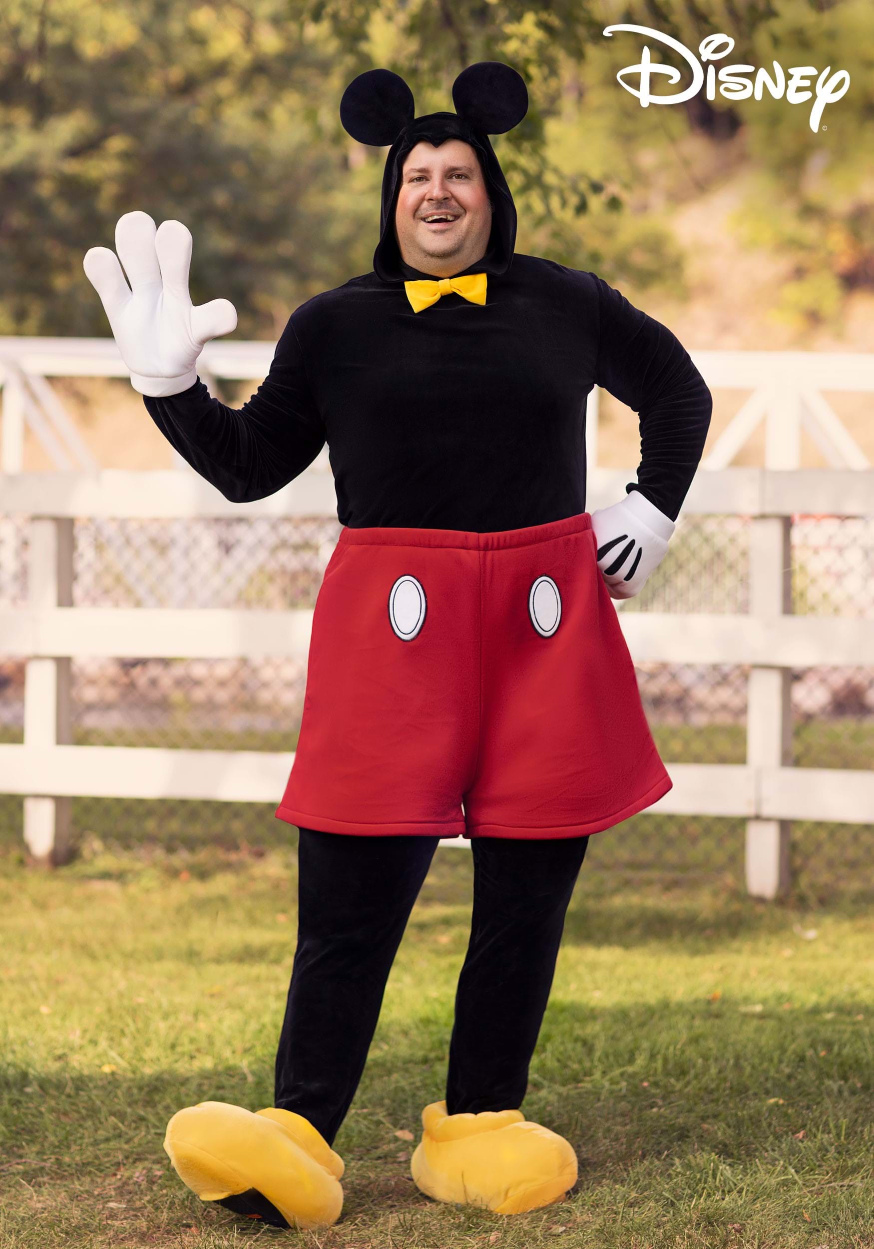 Plus Size Disney Deluxe Mickey Mouse Adult Costume