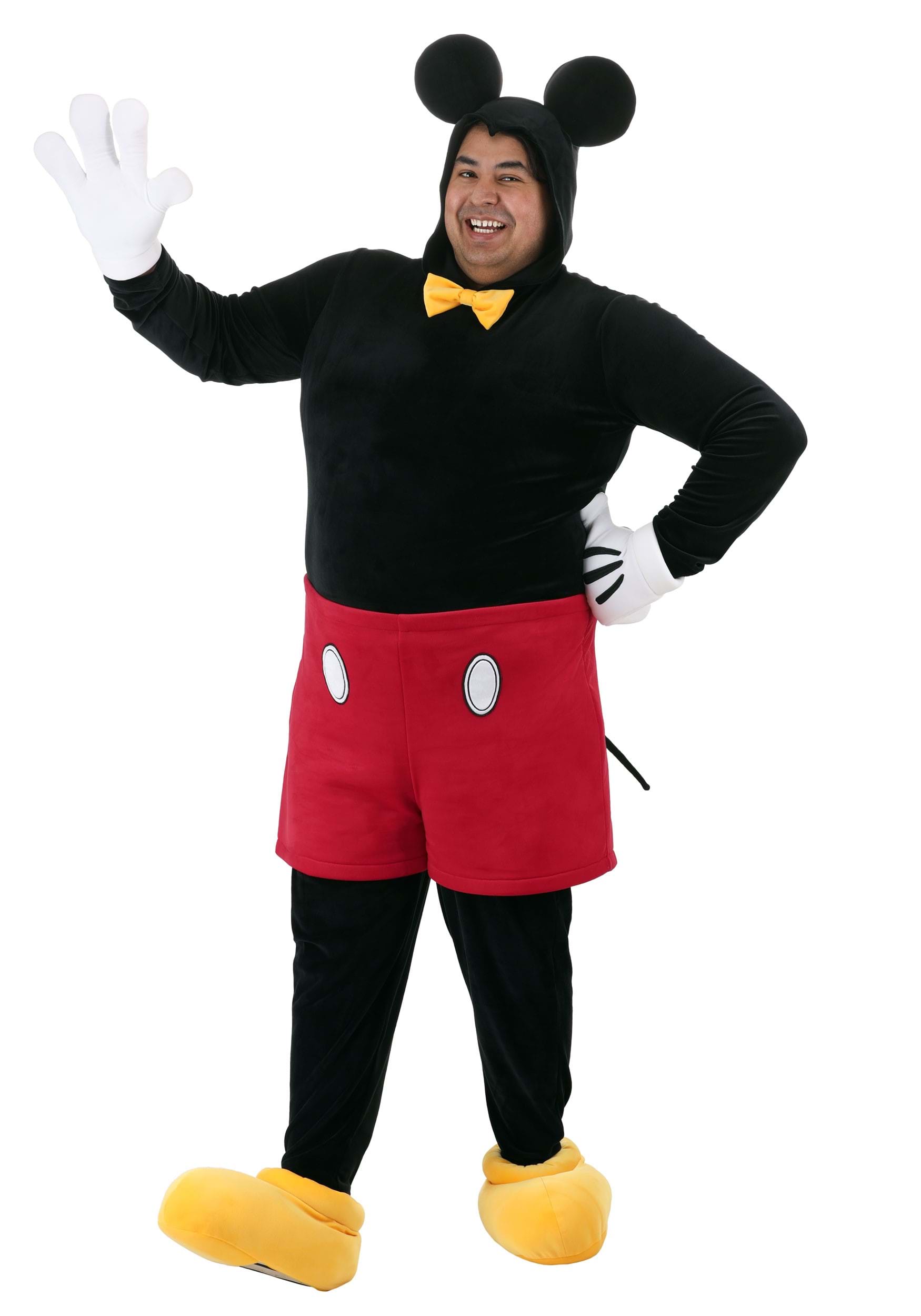 Adult Plus Size Disney Deluxe Mickey Mouse Costume | Disney Costumes